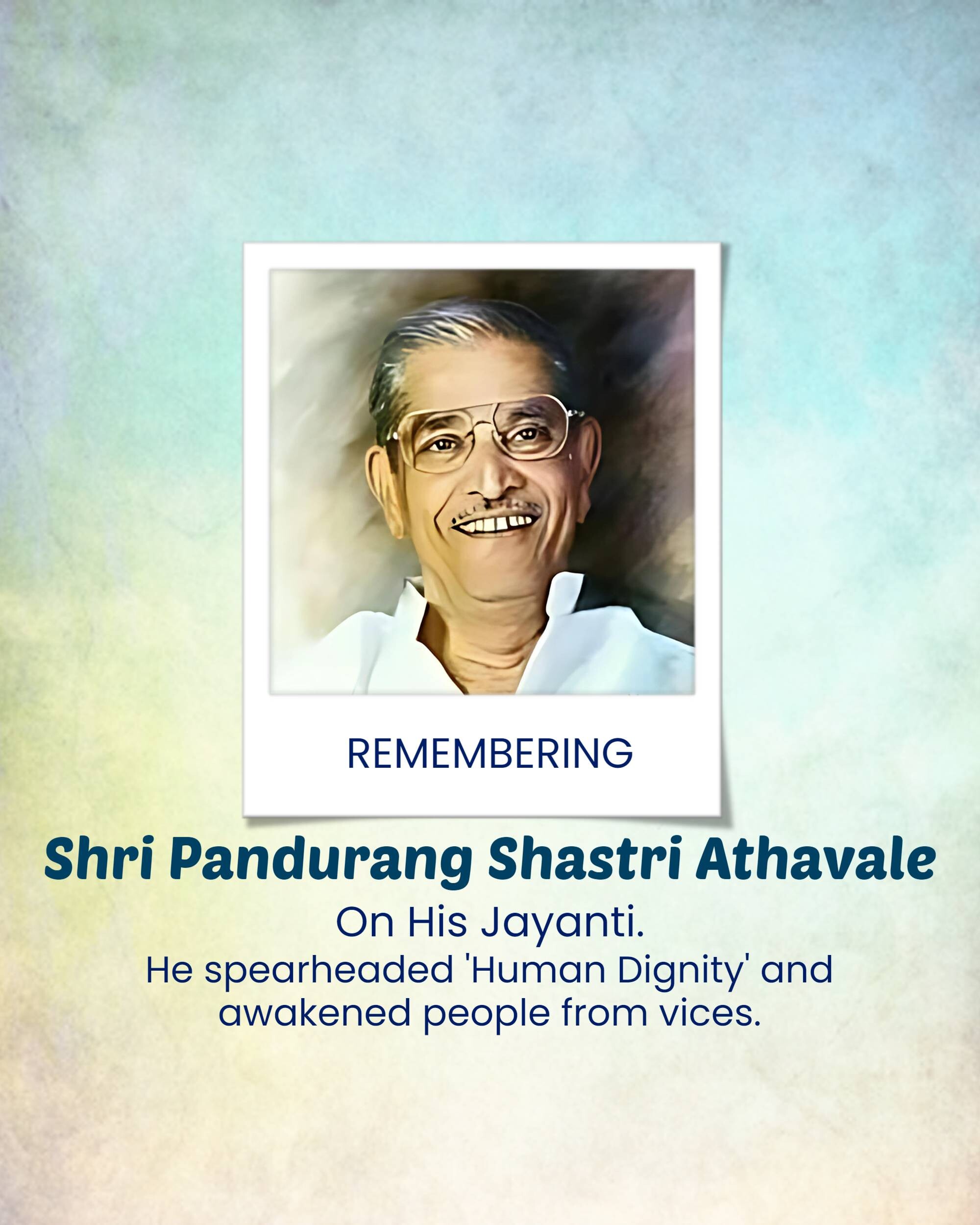 Pandurang Shastri Athavale Jayanti