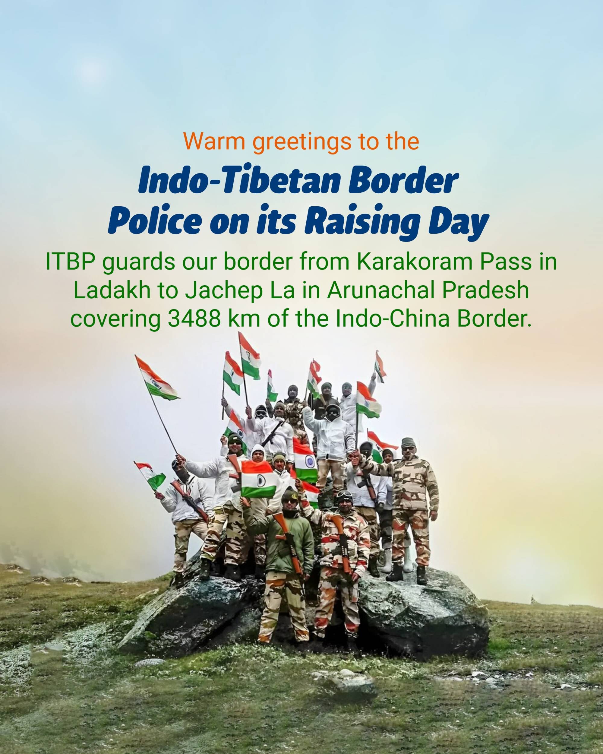Raising day of Indo Tibetan Border Police