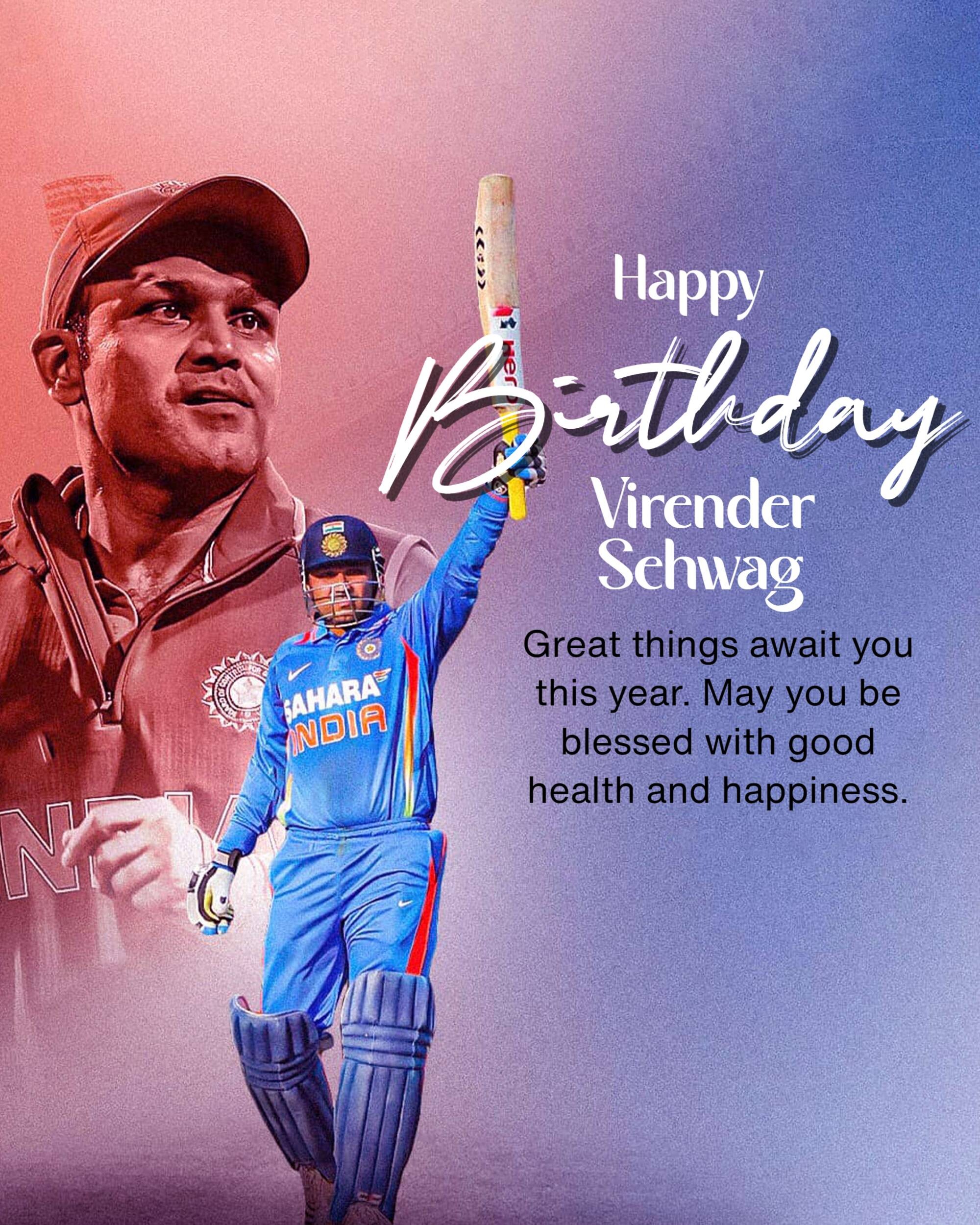 Virender Sehwag Birthday
