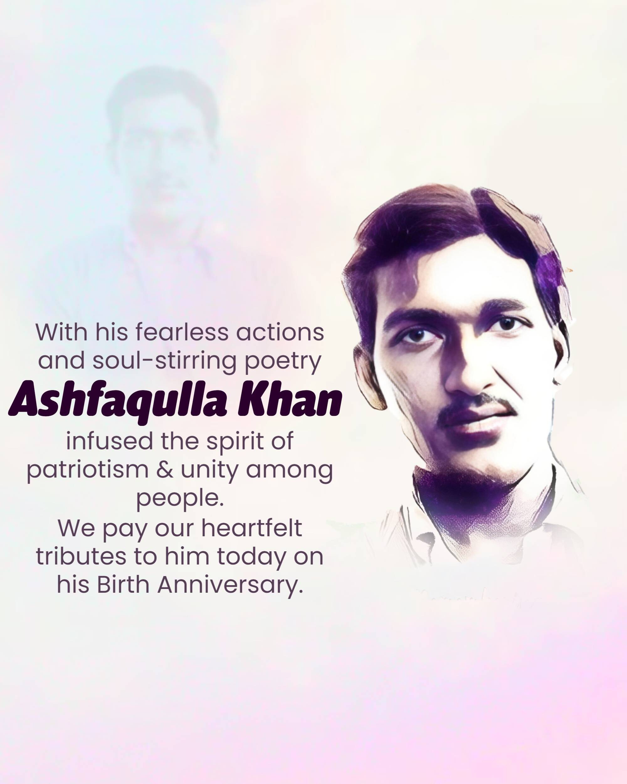 Ashfaqulla Khan Birth Anniversary