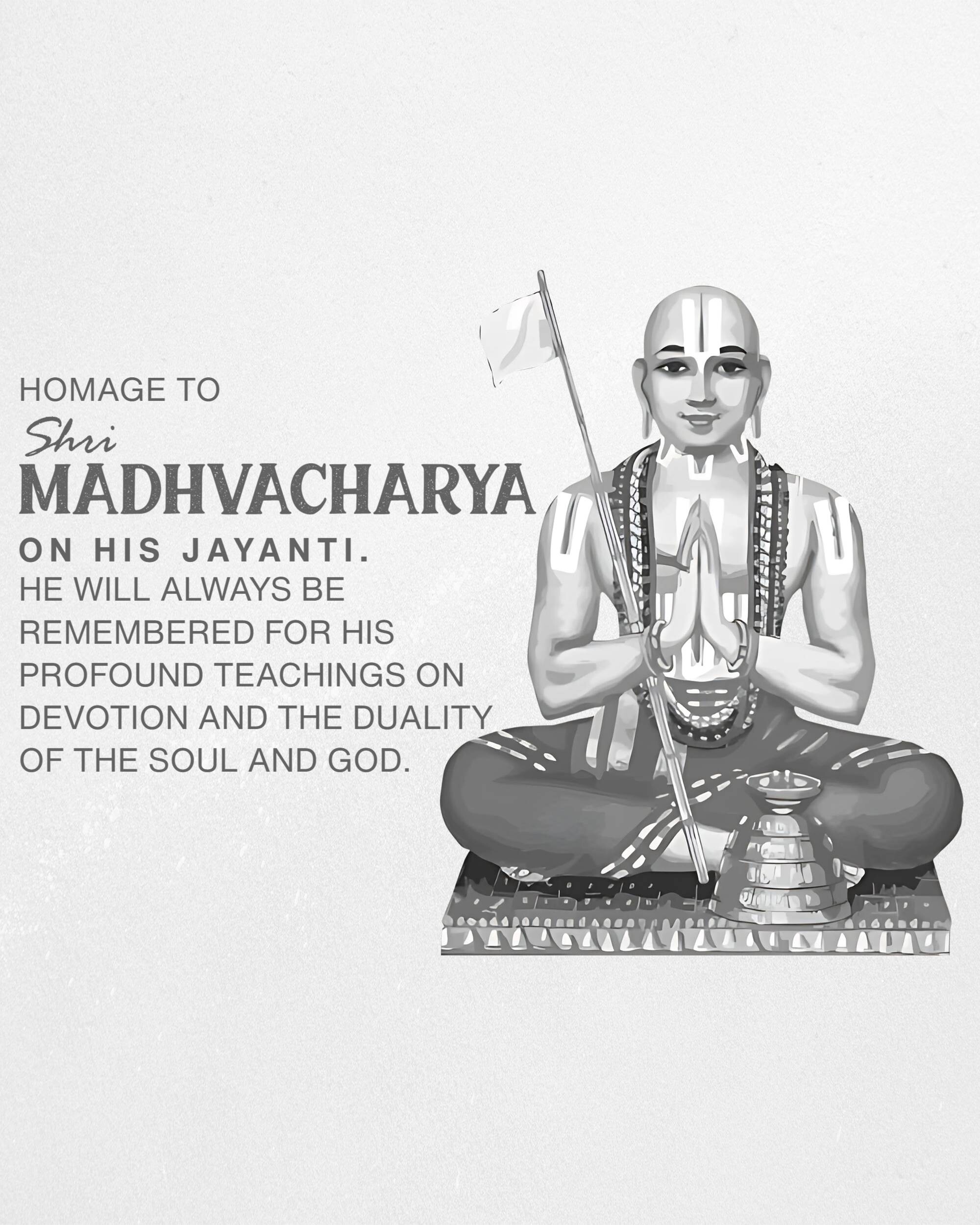 Madhvacharya Jayanti