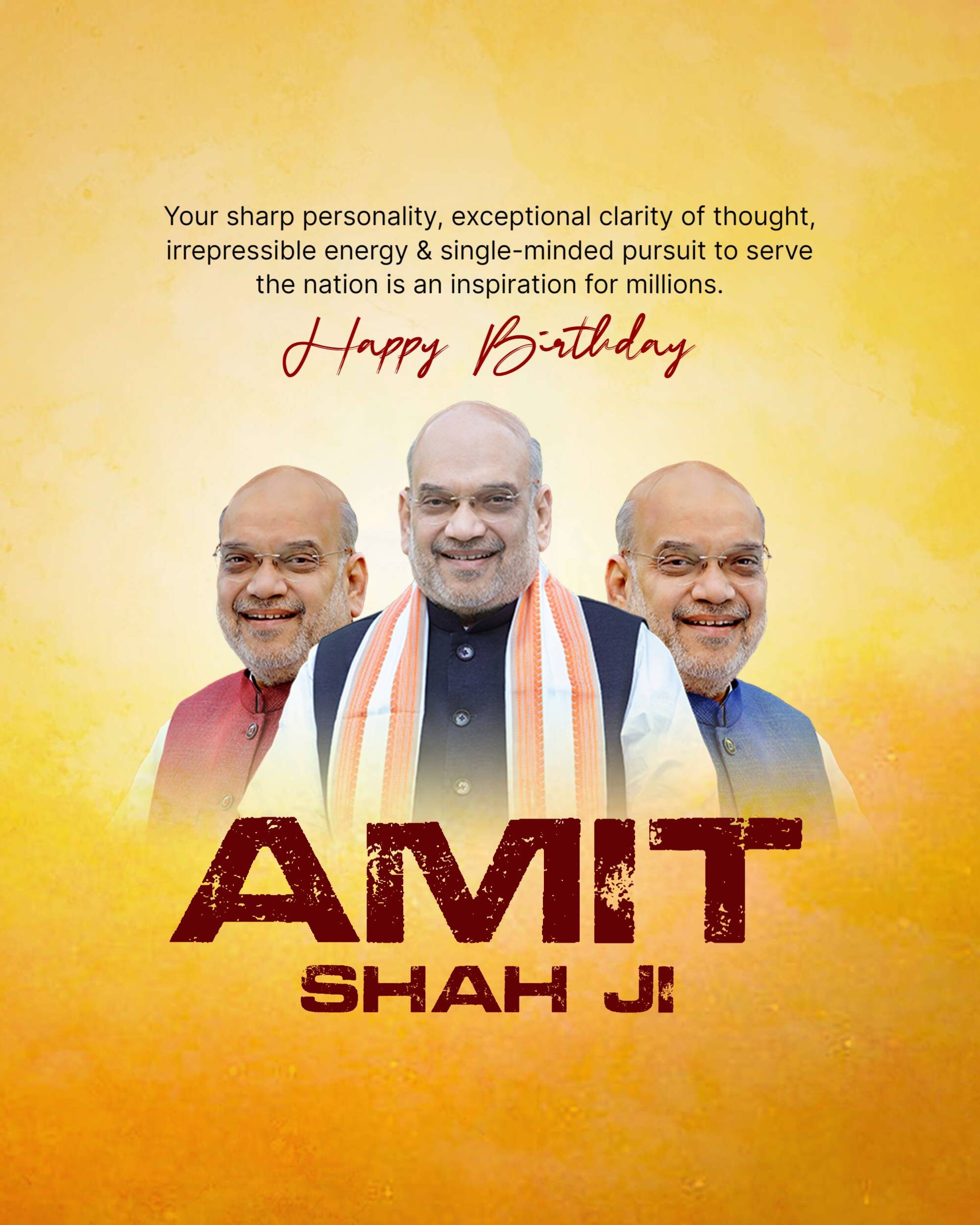 Amit Shah | Birthday