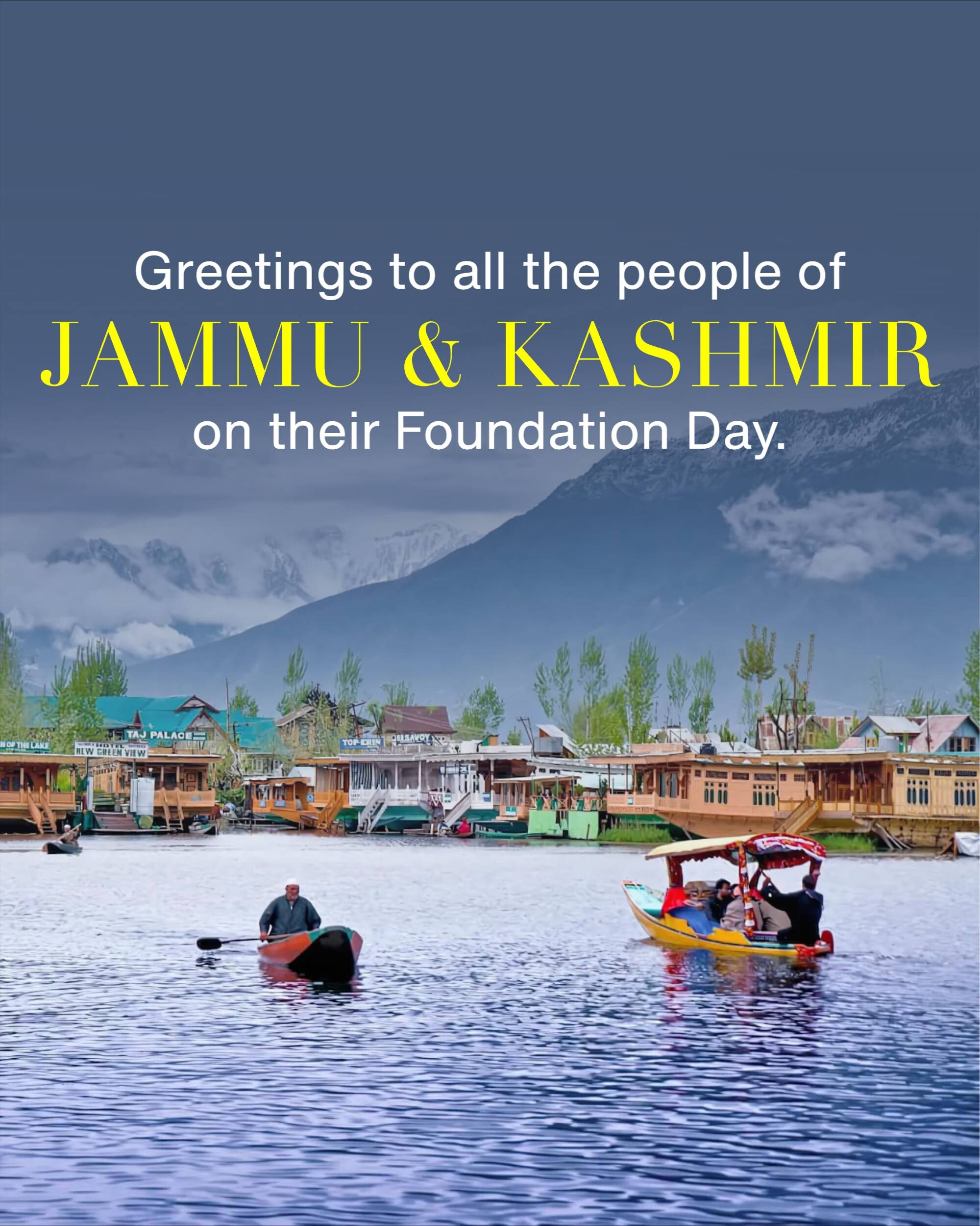 Jammu & Kashmir Foundation Day
