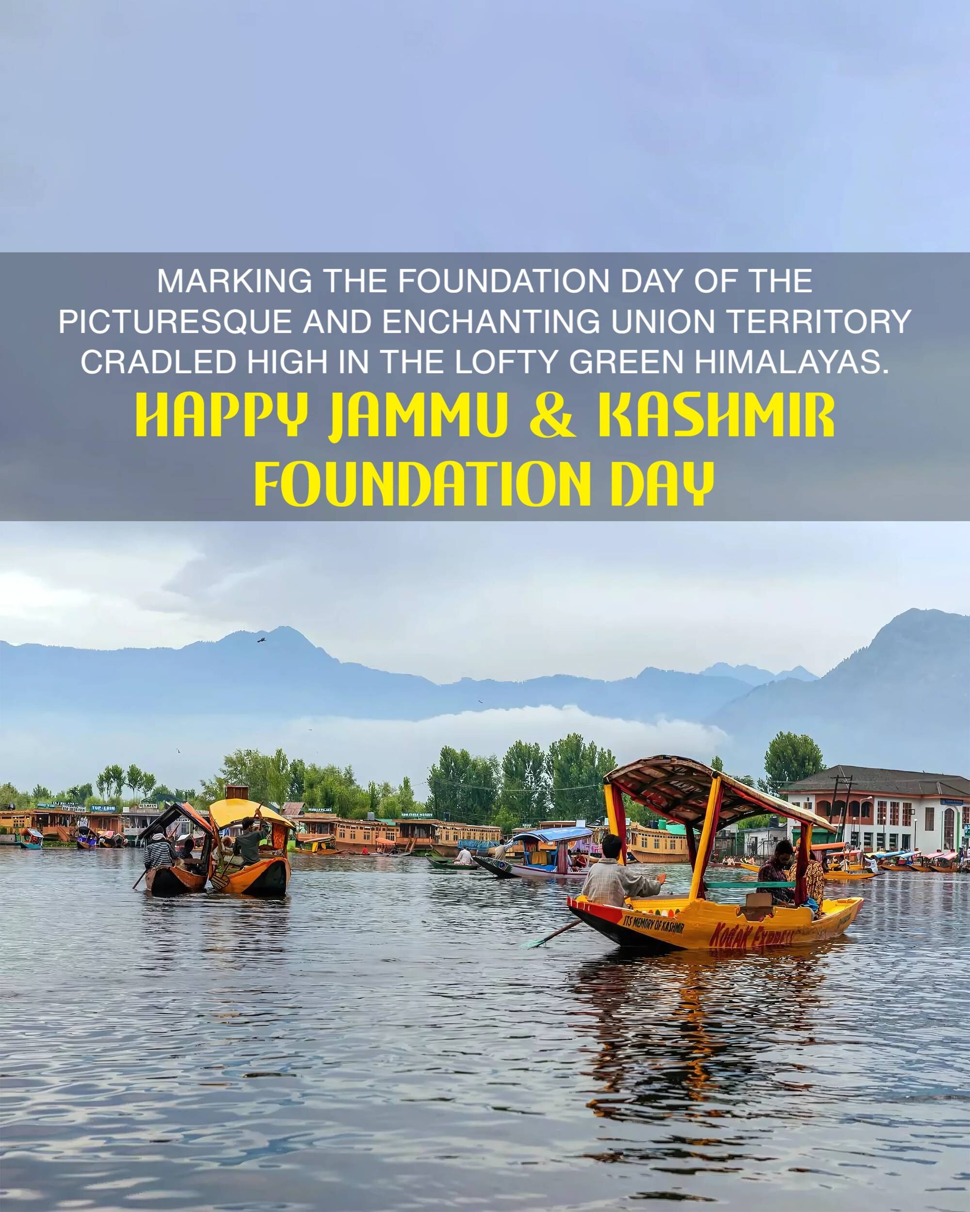 Jammu & Kashmir Foundation Day