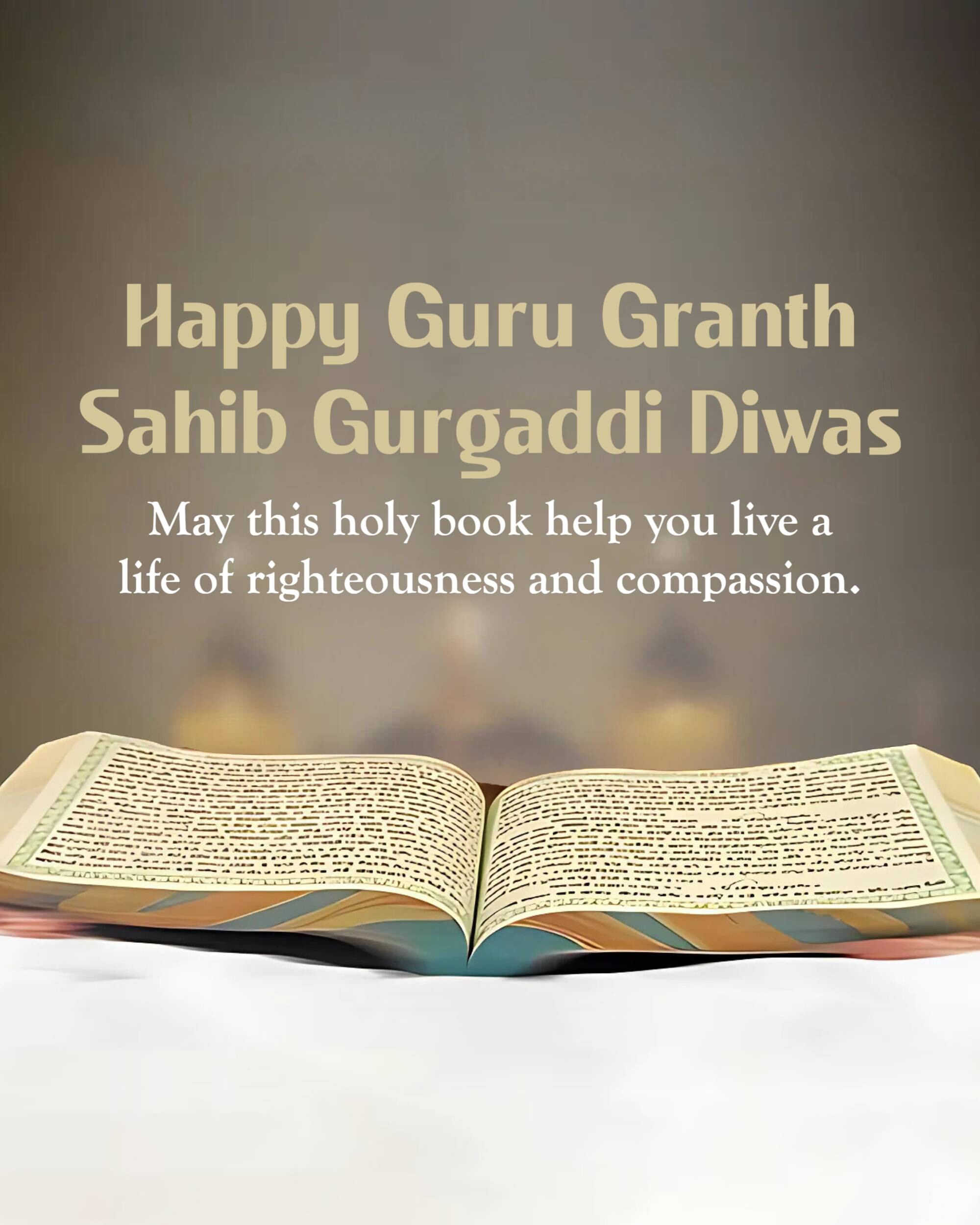 Sri Guru Granth Sahib Gurgaddi Diwas