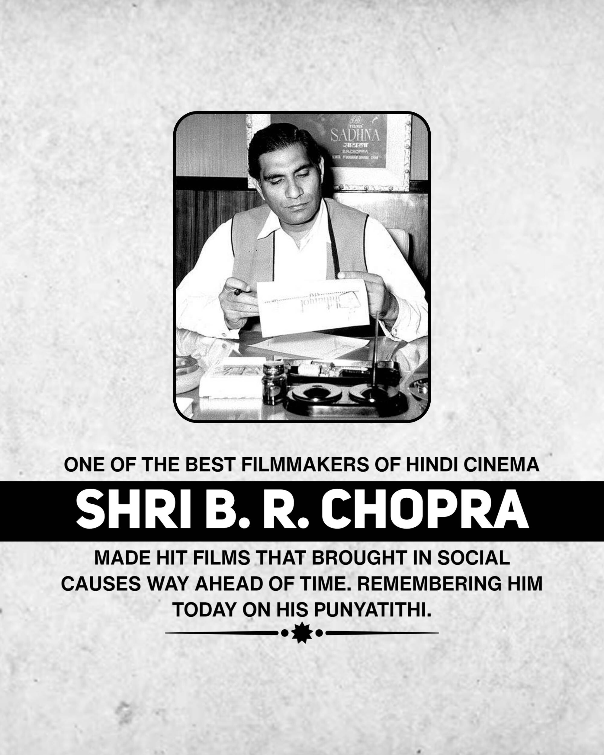 B. R. Chopra Punyatithi