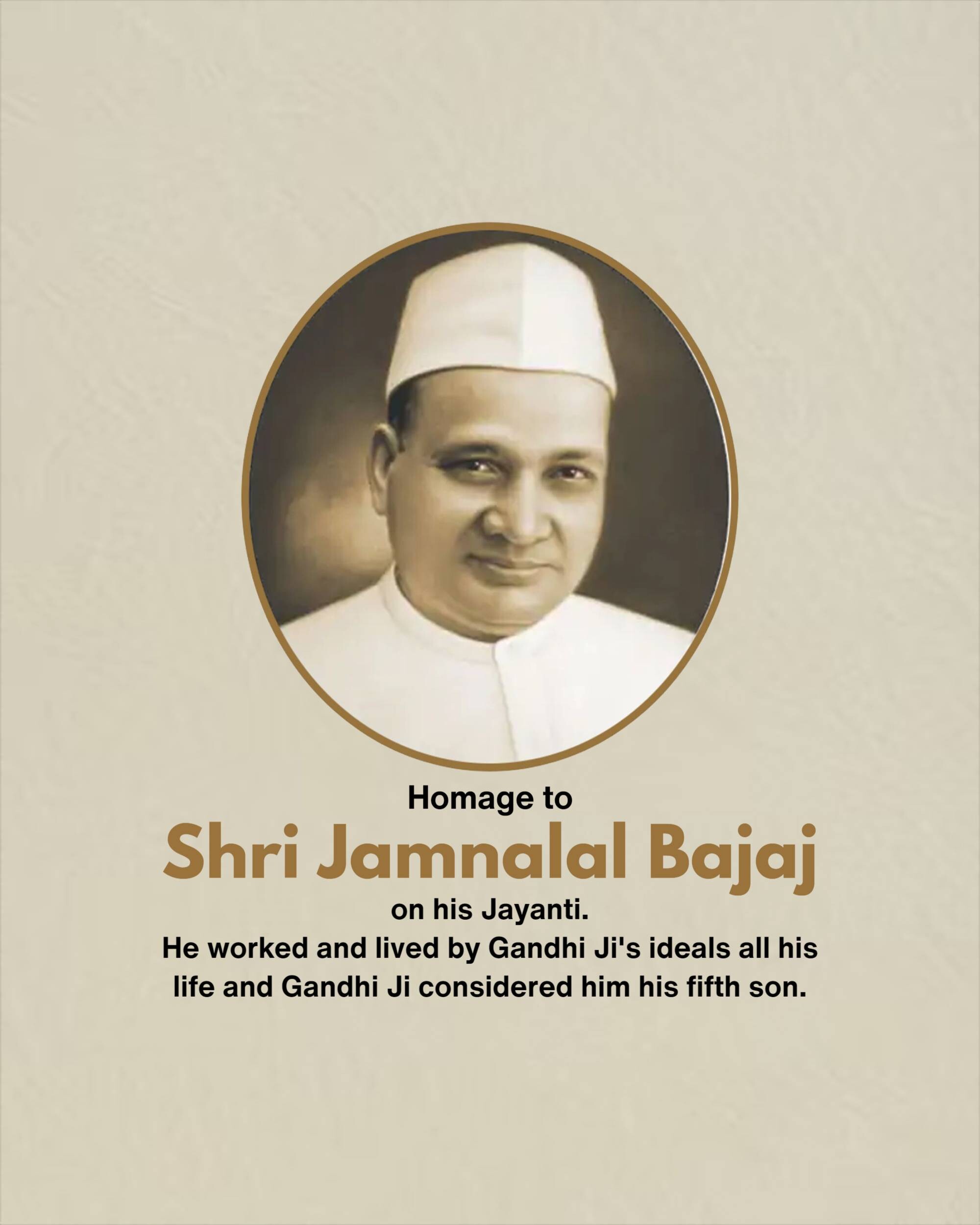 Jamnalal Bajaj Jayanti