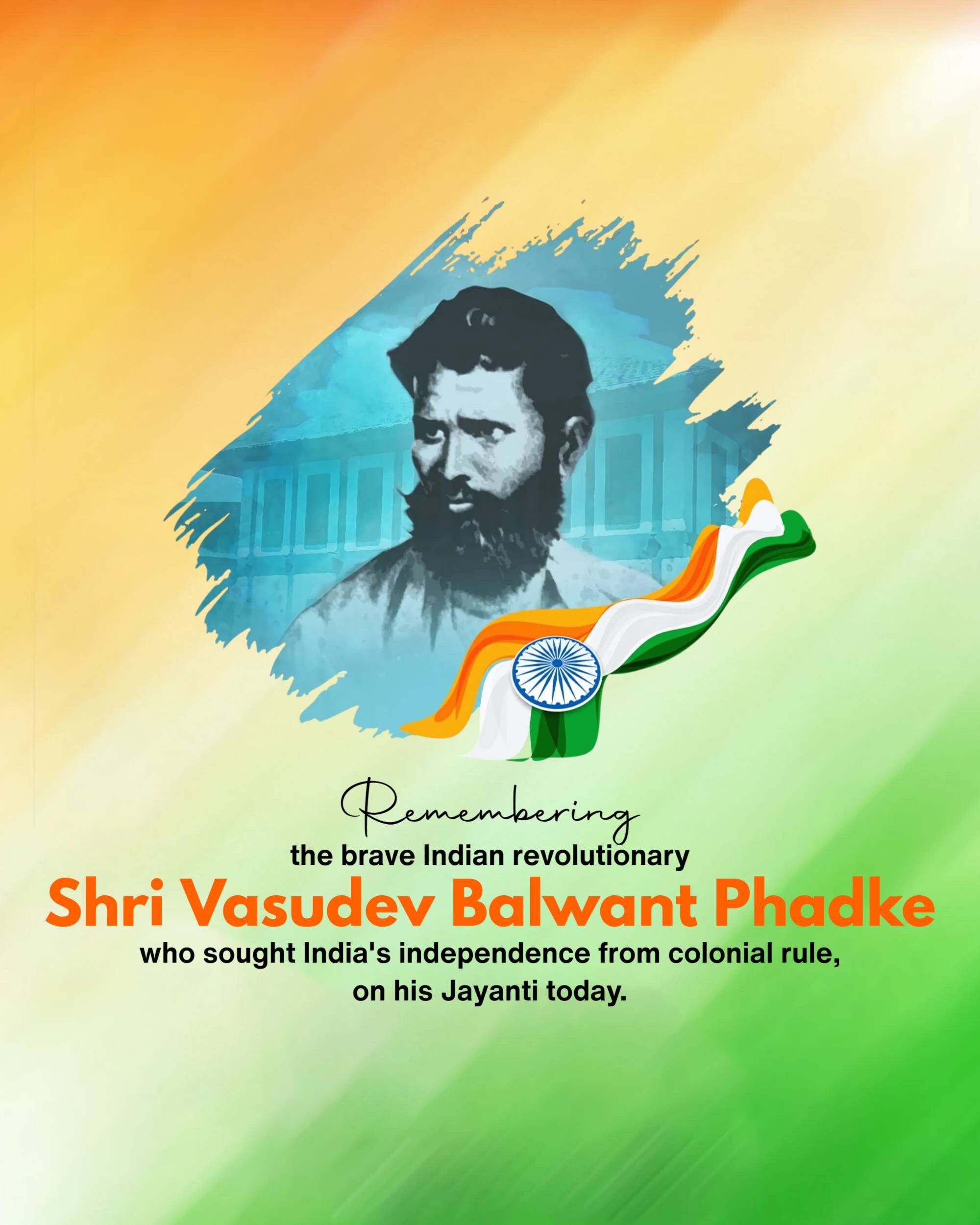 Vasudev Balwant Phadke Jayanti