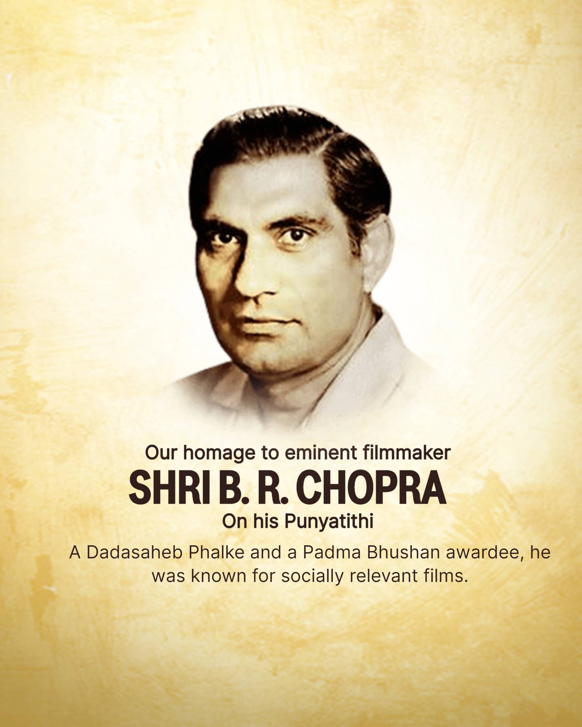 B. R. Chopra Punyatithi