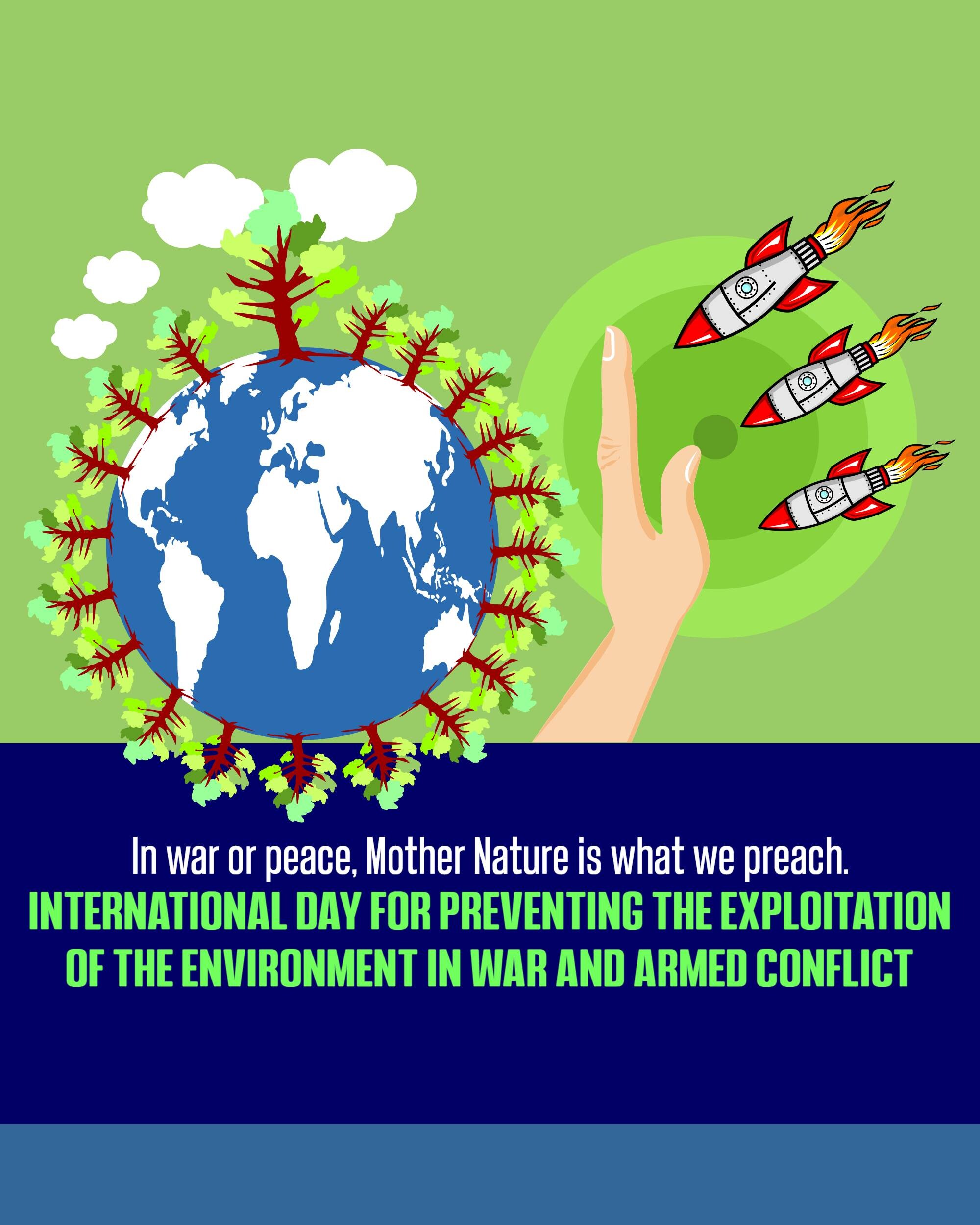 International Day for Saving Environment in War