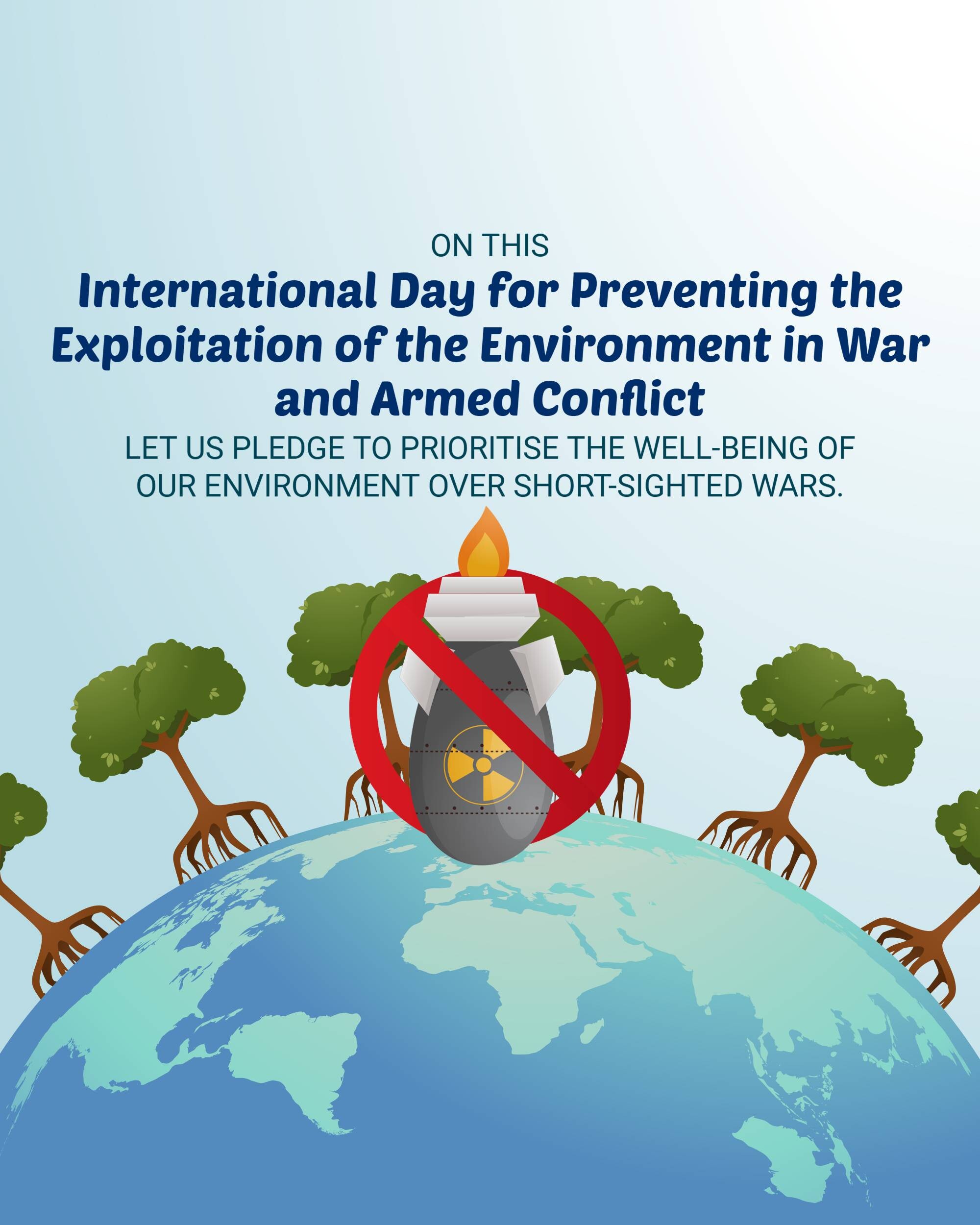 International Day for Saving Environment in War