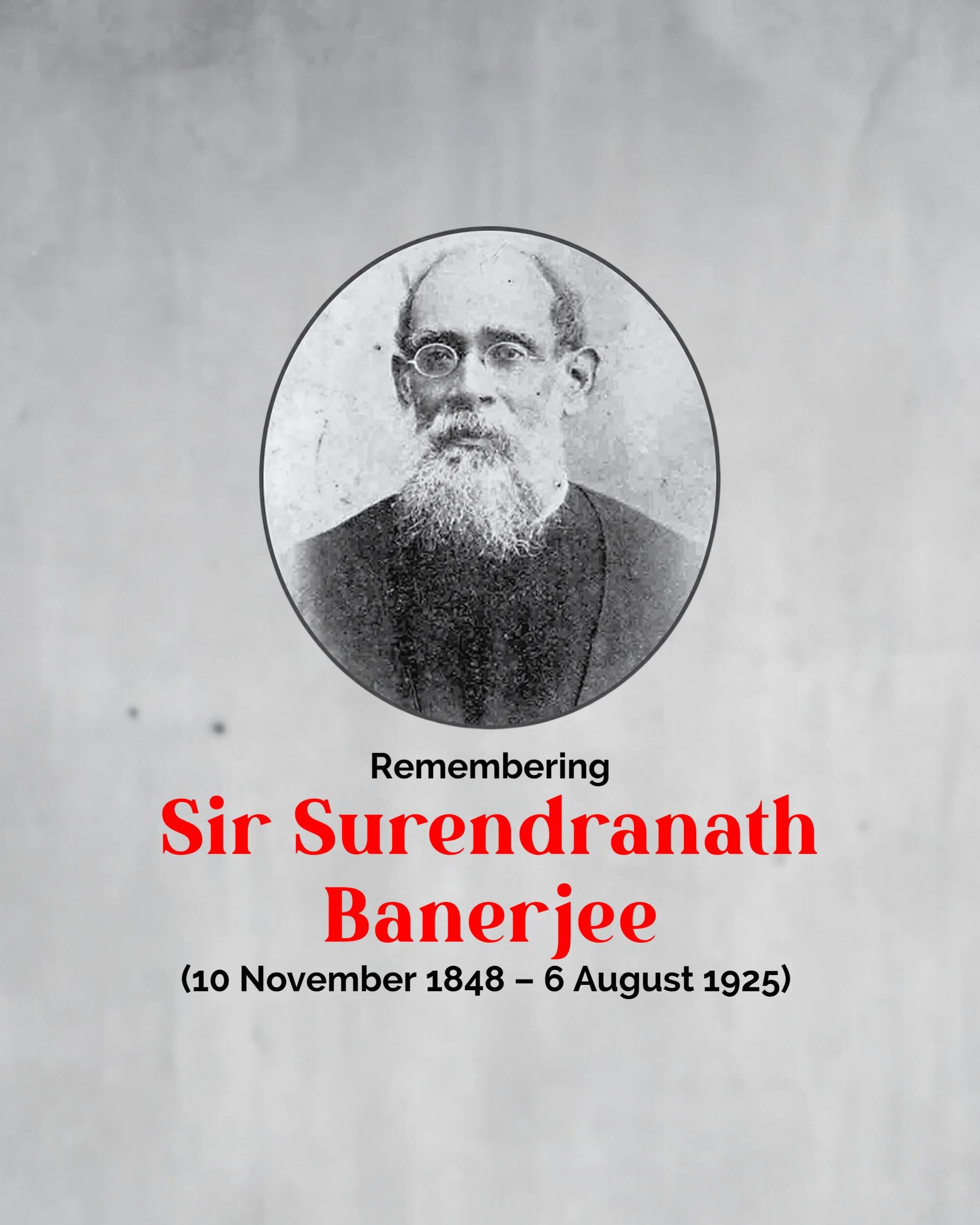 Surendranath Banerjee Jayanti