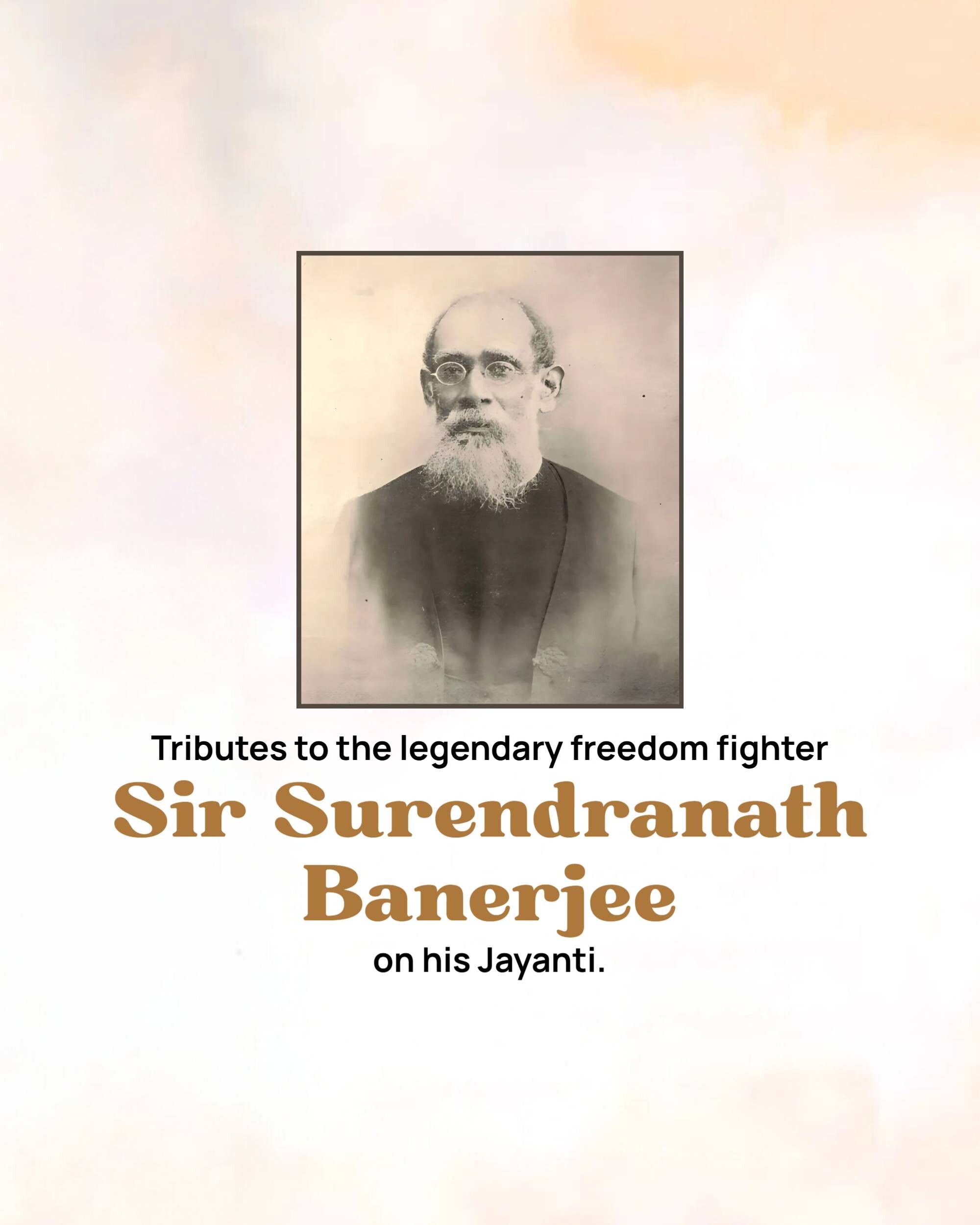 Surendranath Banerjee Jayanti