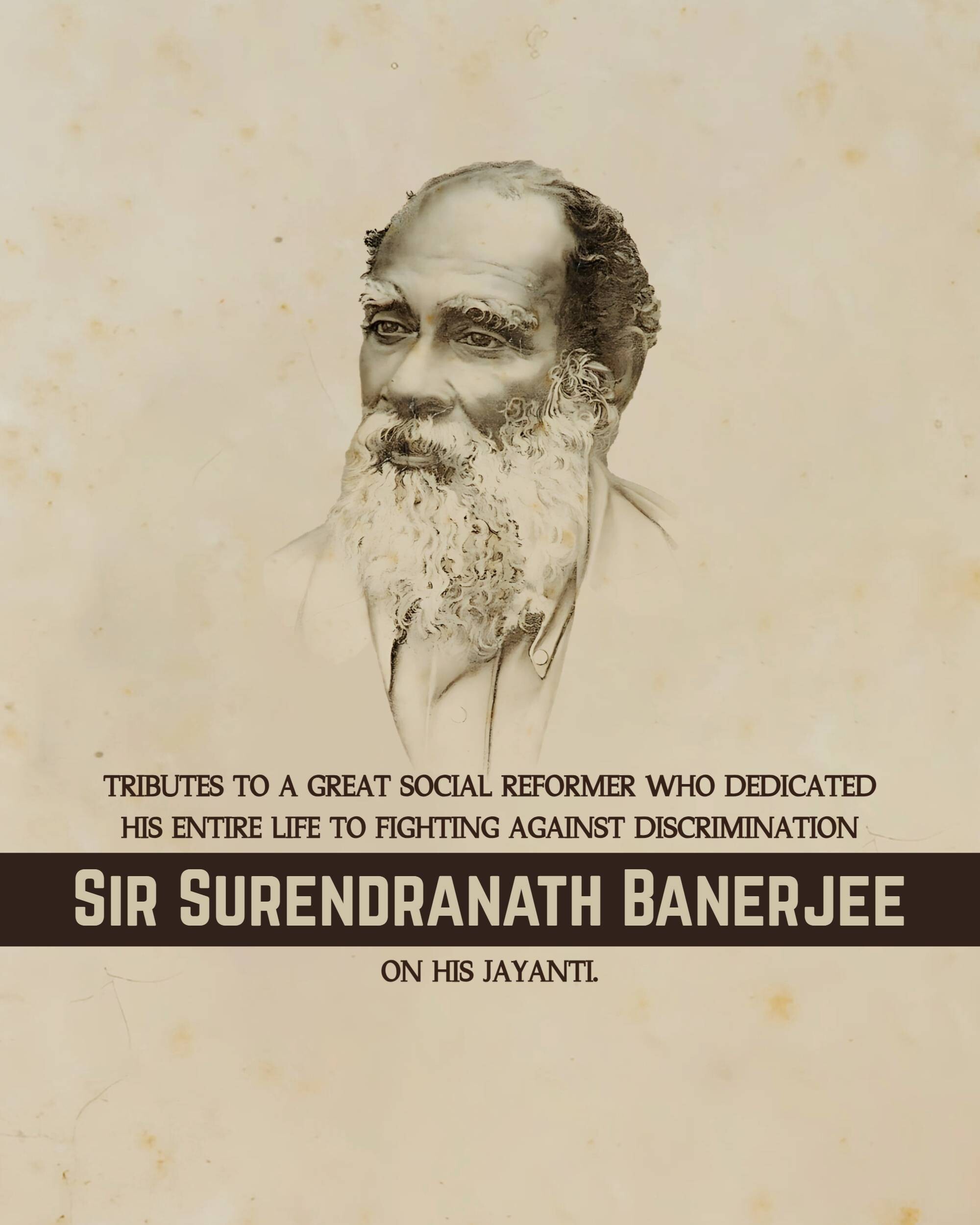 Surendranath Banerjee Jayanti