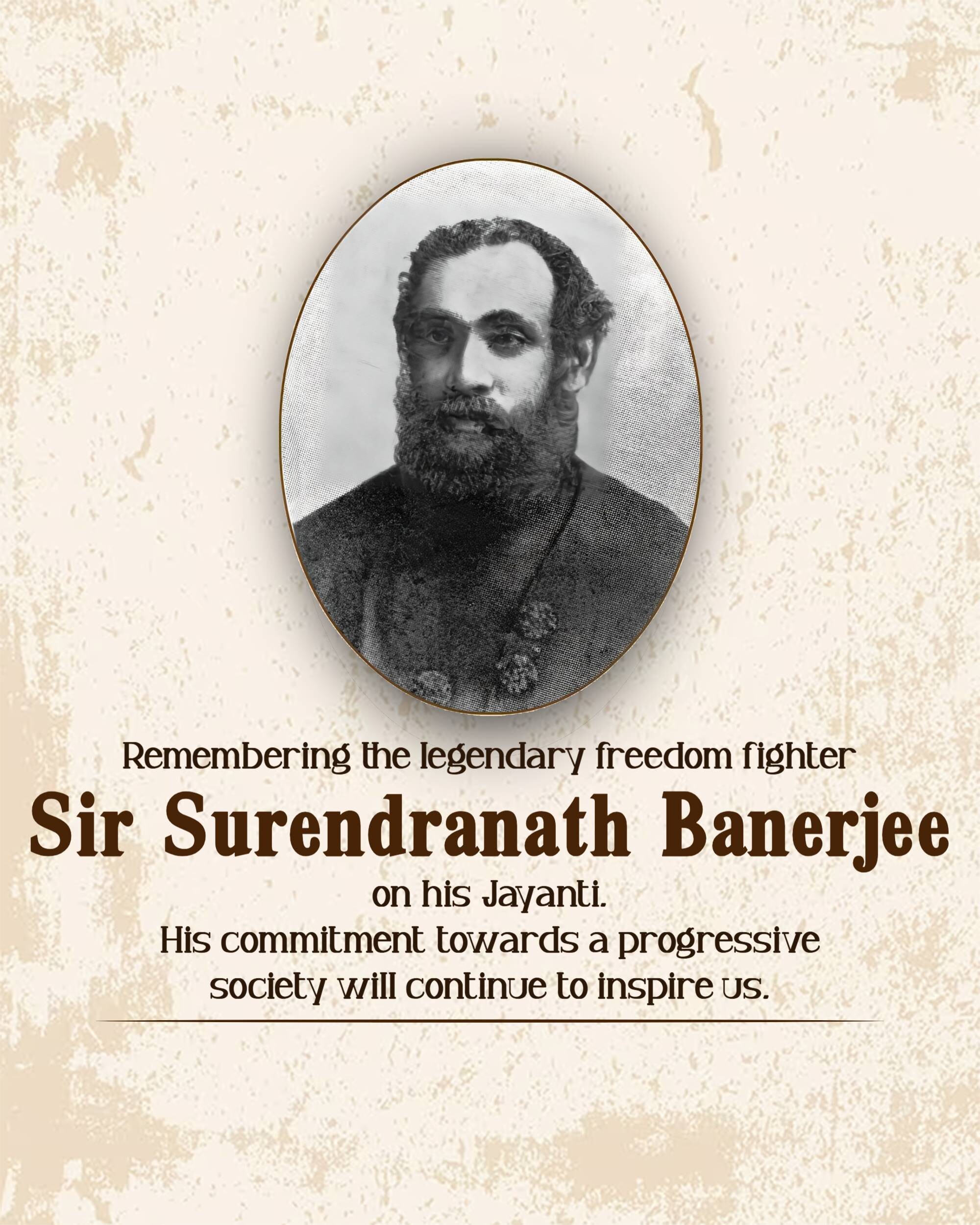 Surendranath Banerjee Jayanti