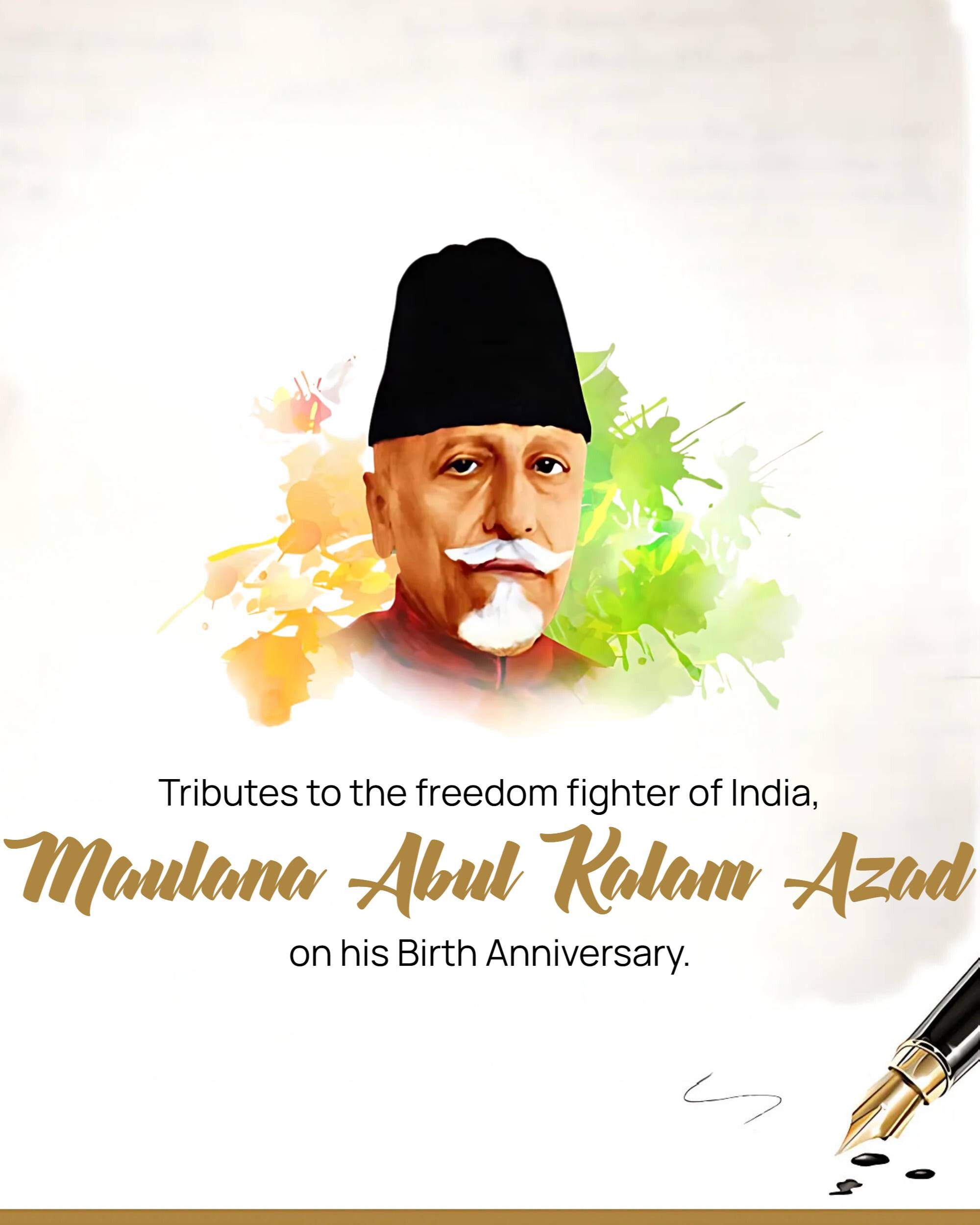 Abul Kalam Azad Birth Anniversary