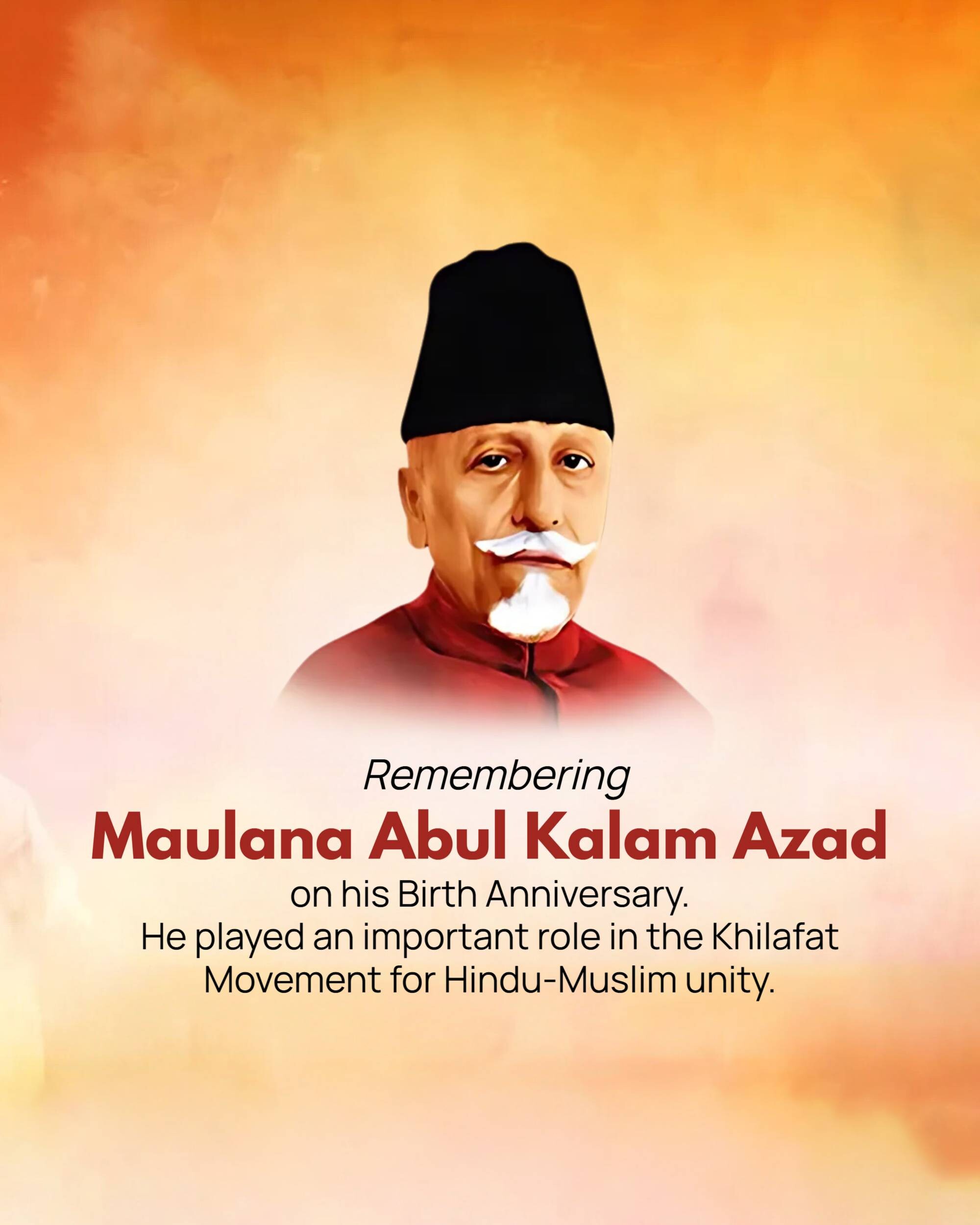Abul Kalam Azad Birth Anniversary