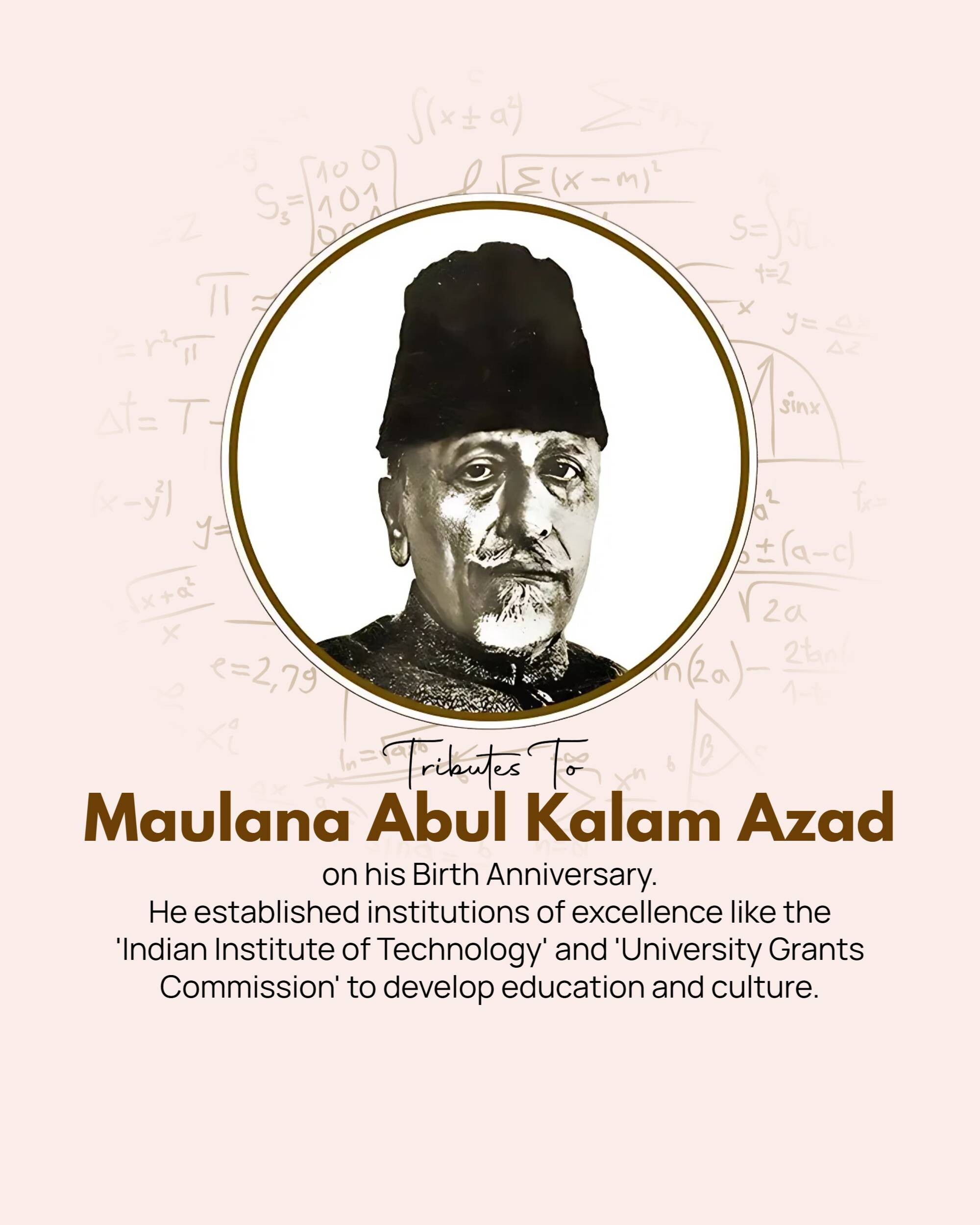 Abul Kalam Azad Birth Anniversary