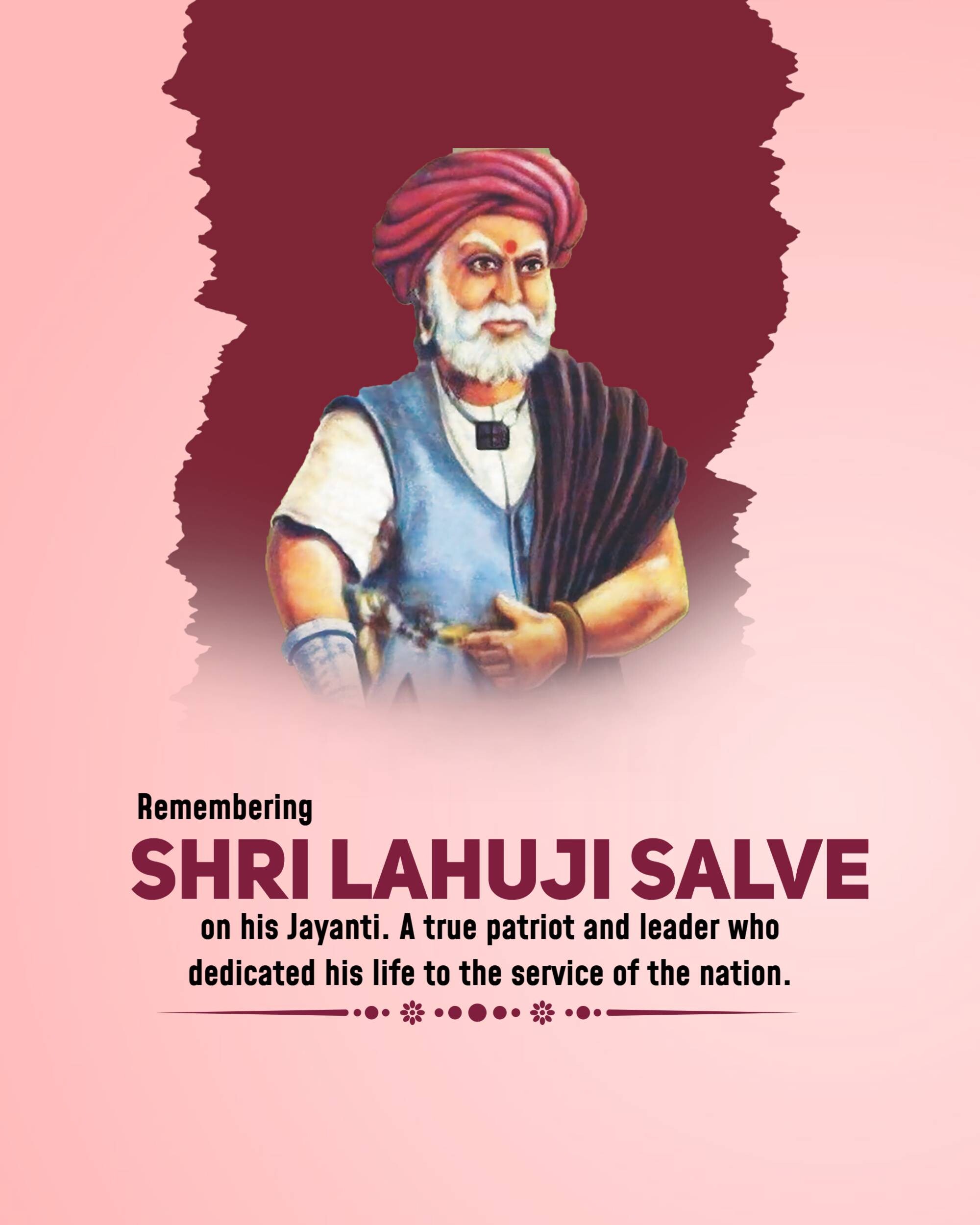 Lahuji Raghoji Salve Jayanti