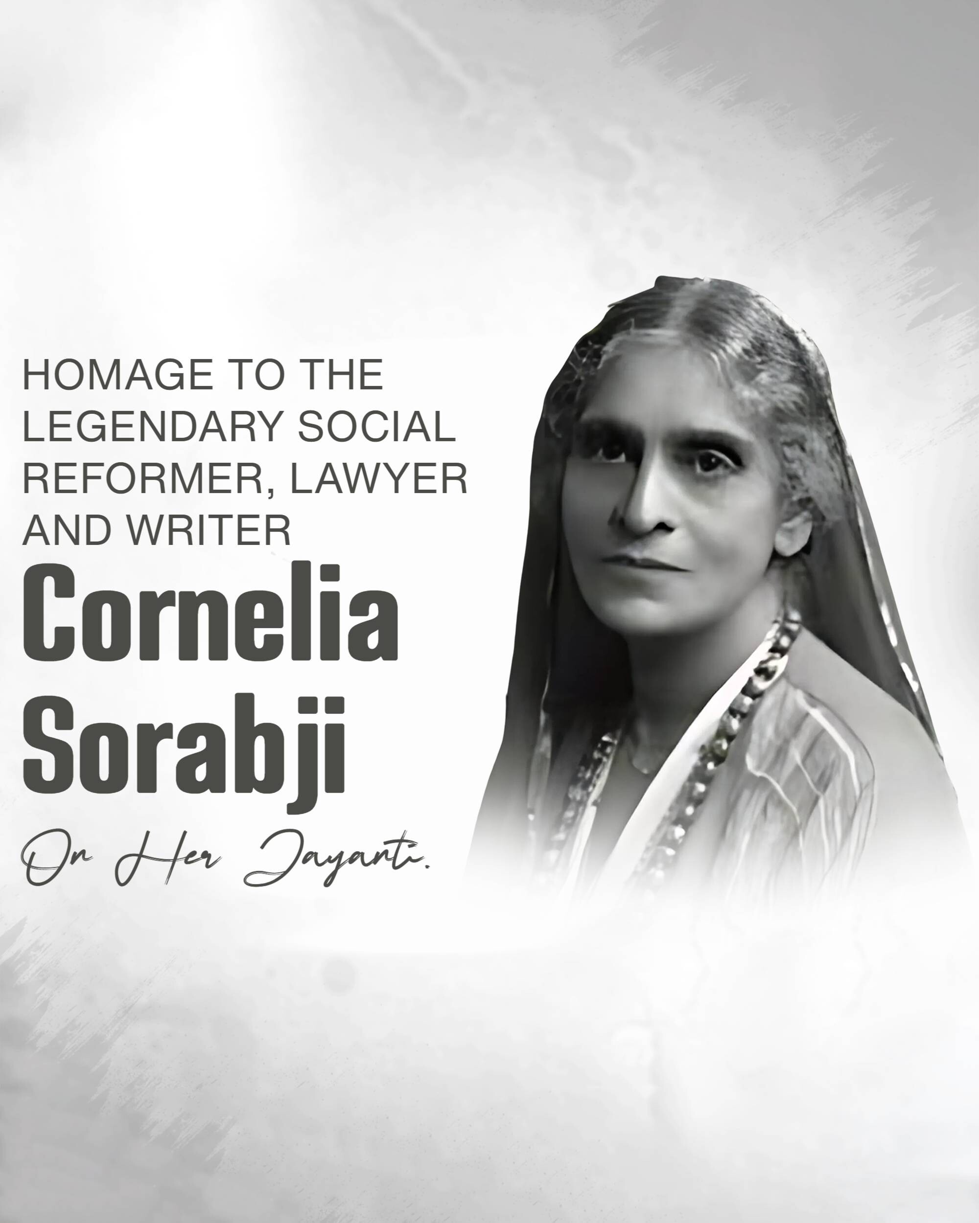 Cornelia Sorabji Jayanti