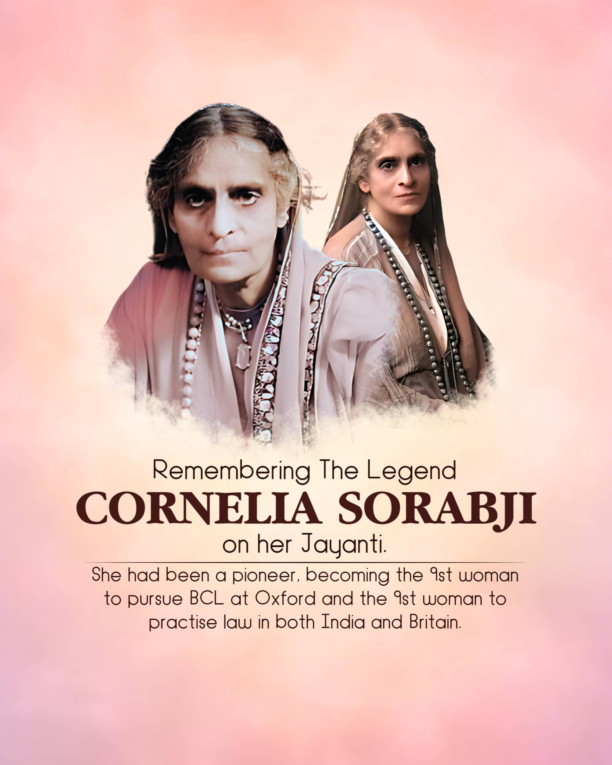 Cornelia Sorabji Jayanti