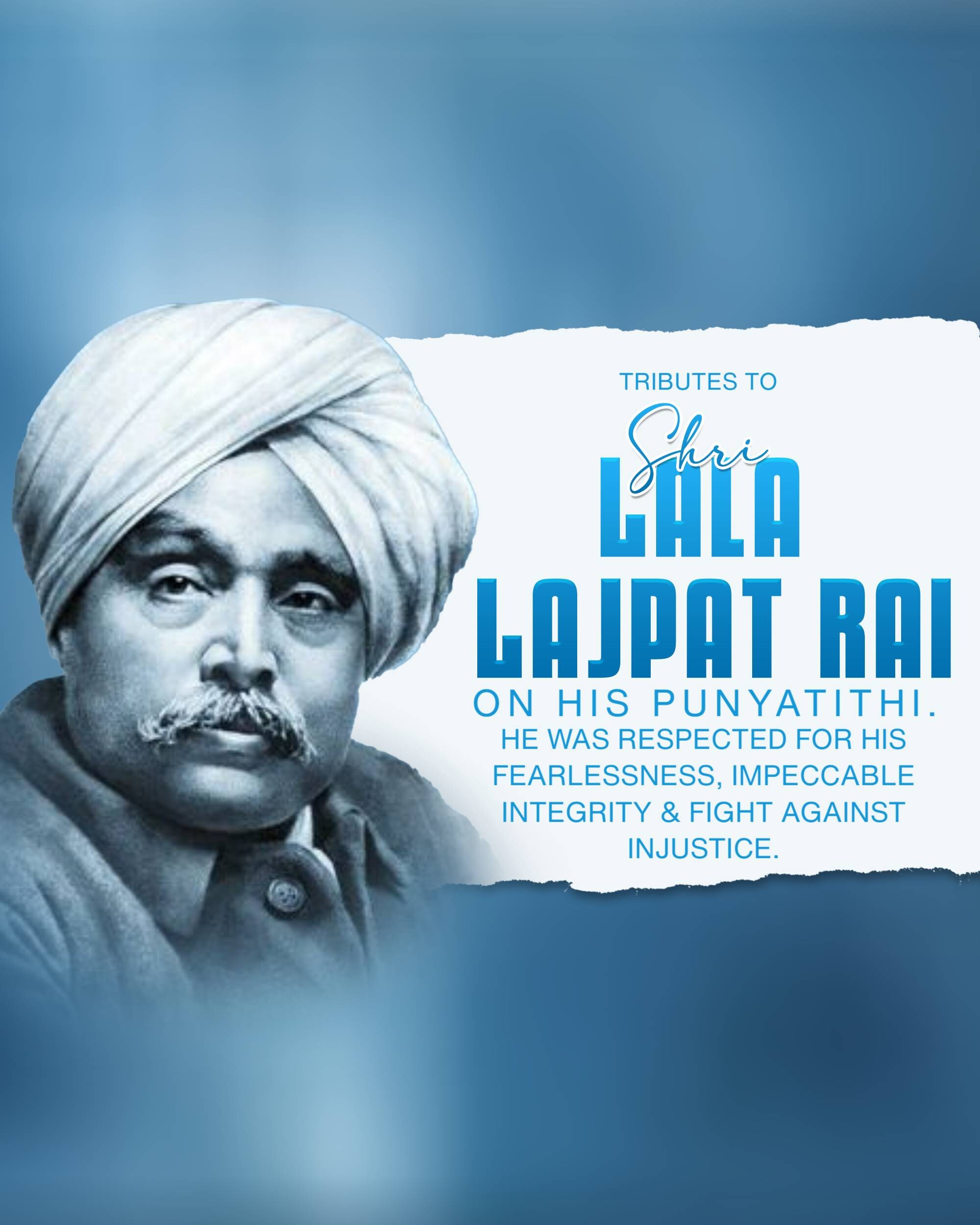 Lala Lajpat Rai Punyatithi