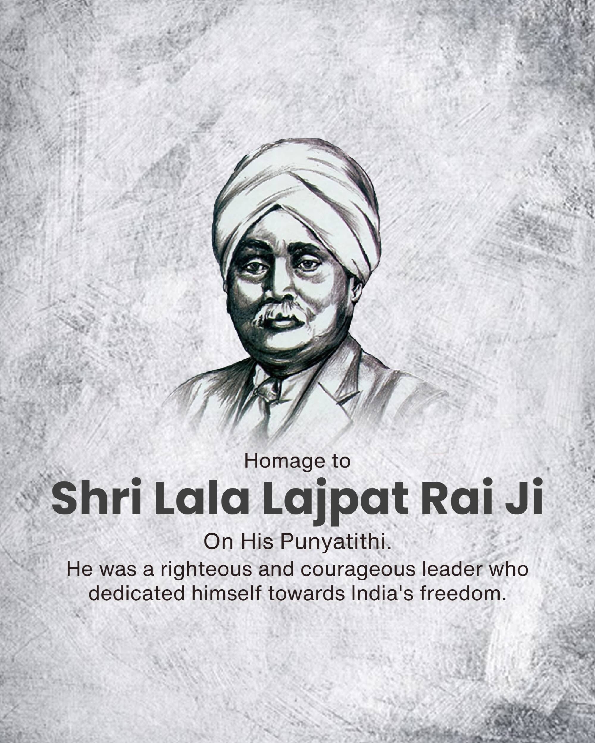 Lala Lajpat Rai Punyatithi