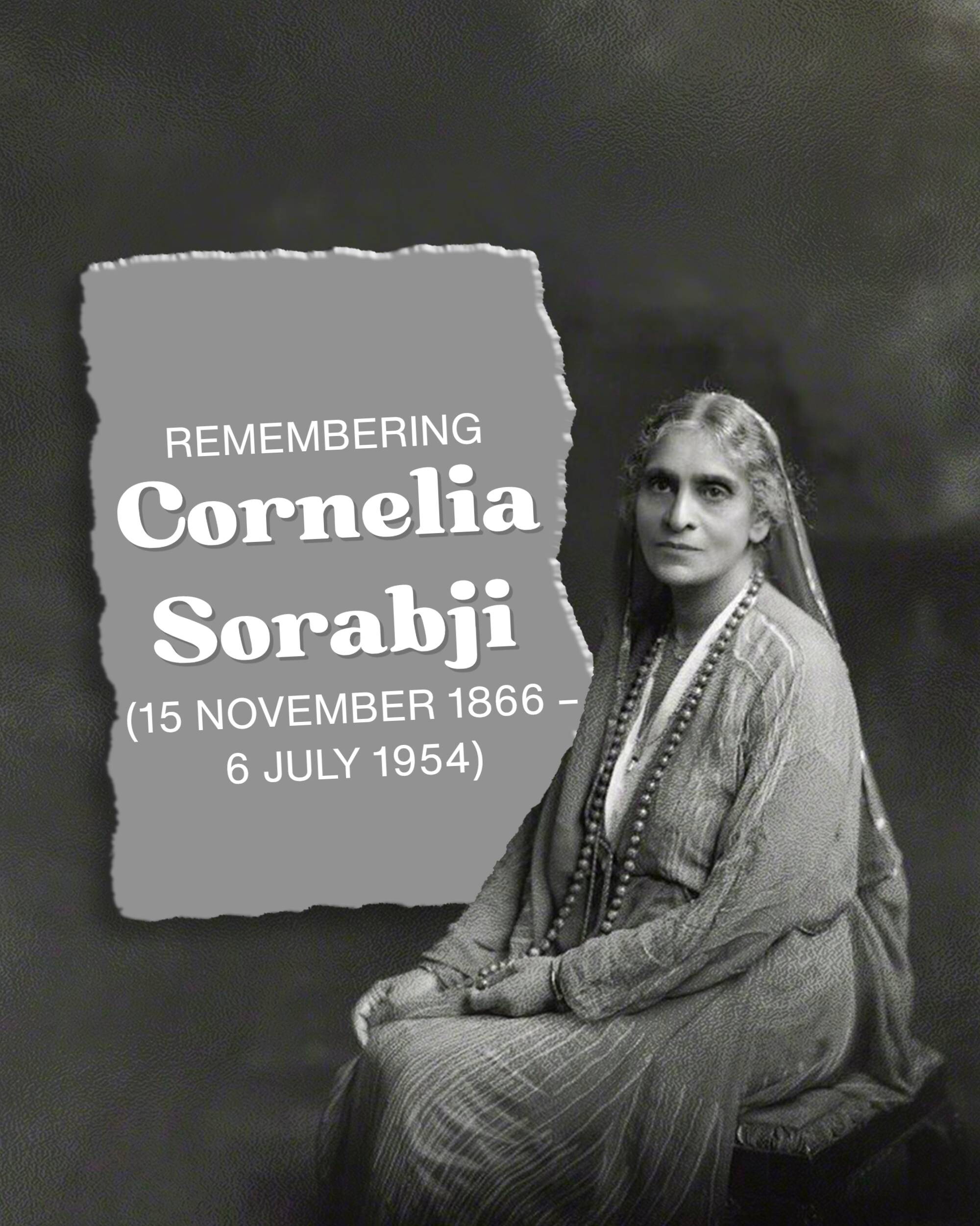 Cornelia Sorabji Jayanti