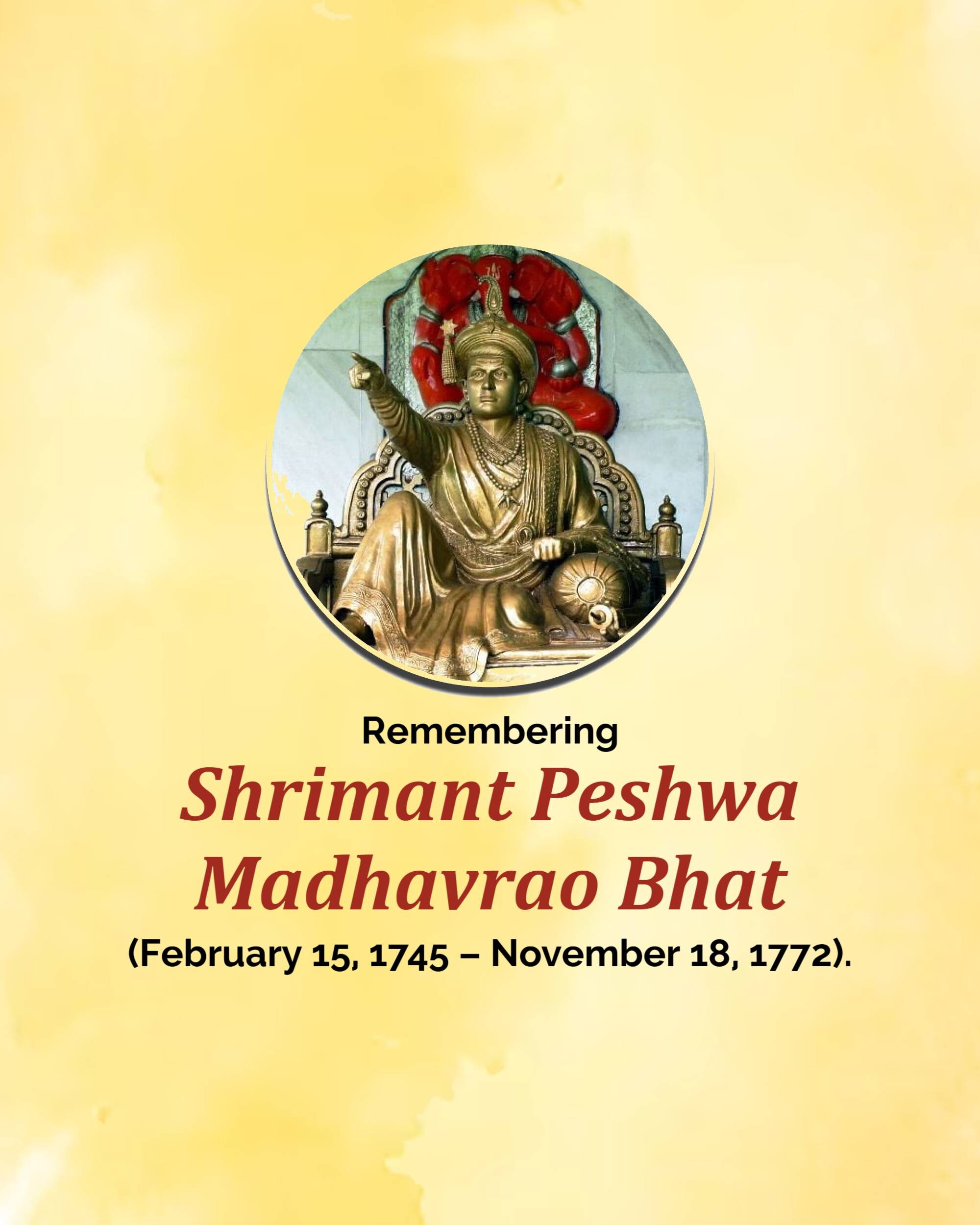 Madhavrao Peshwa Punyatithi