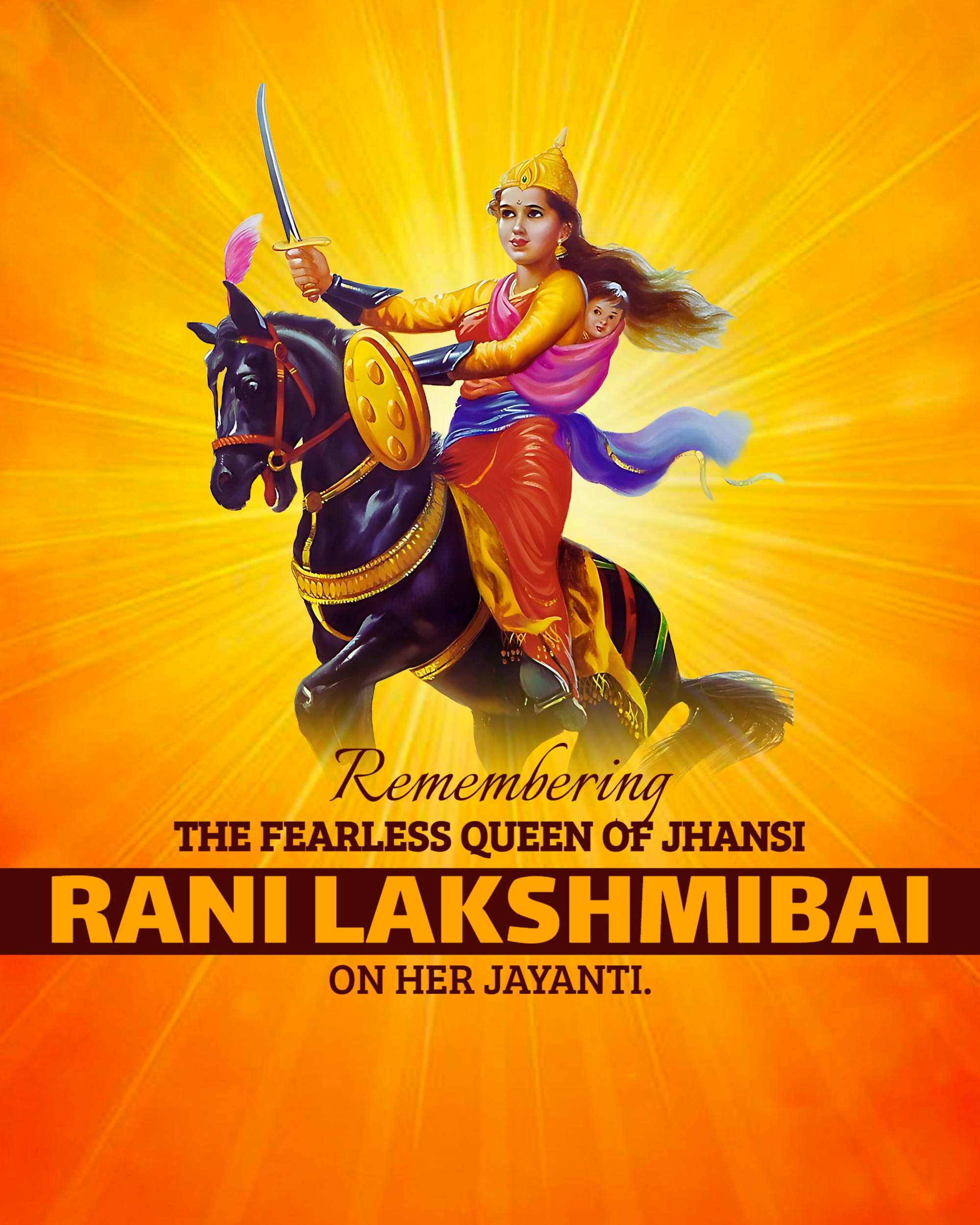 Rani of Jhansi Janm Jayanti