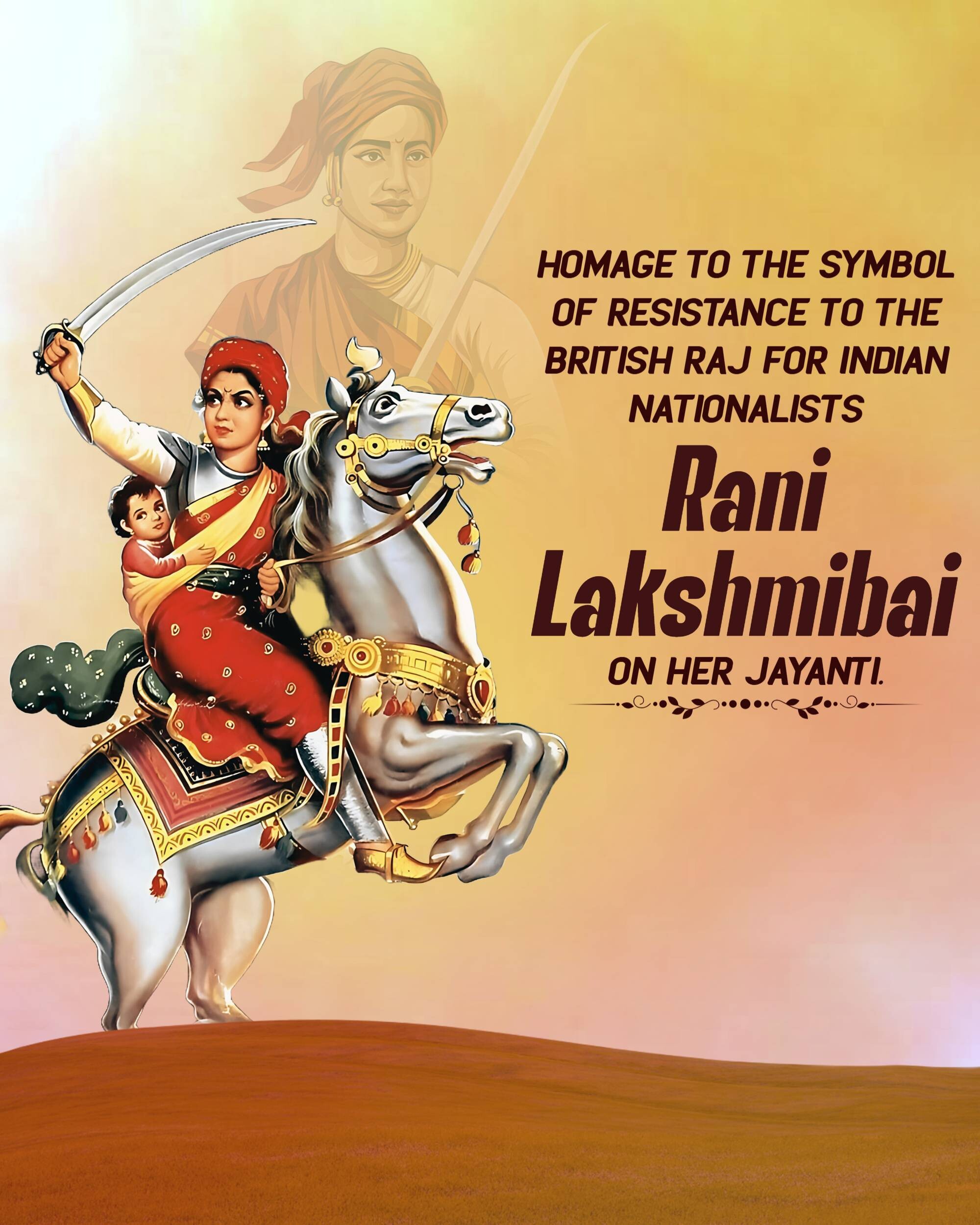 Rani of Jhansi Janm Jayanti