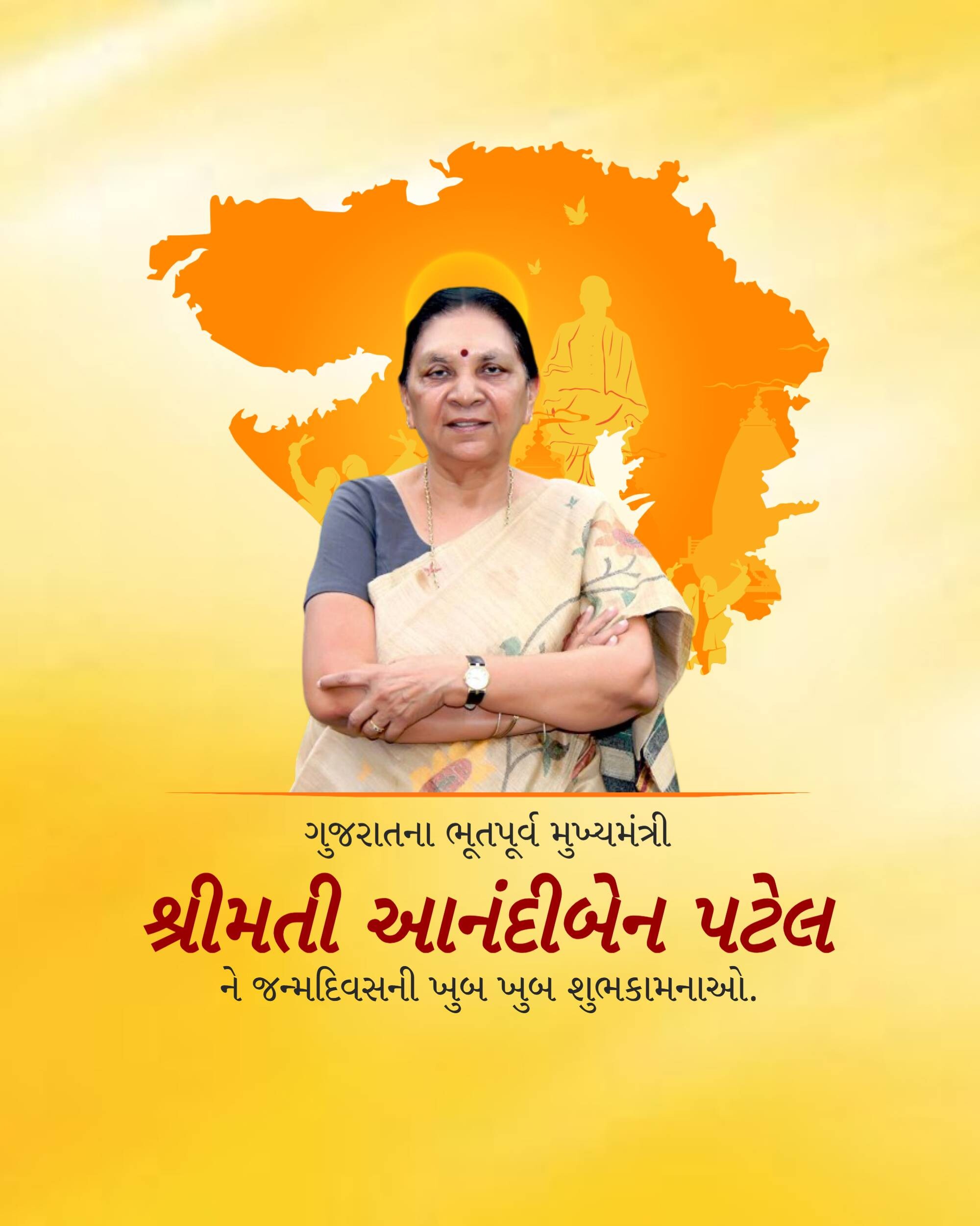 Anandiben Patel Birthday