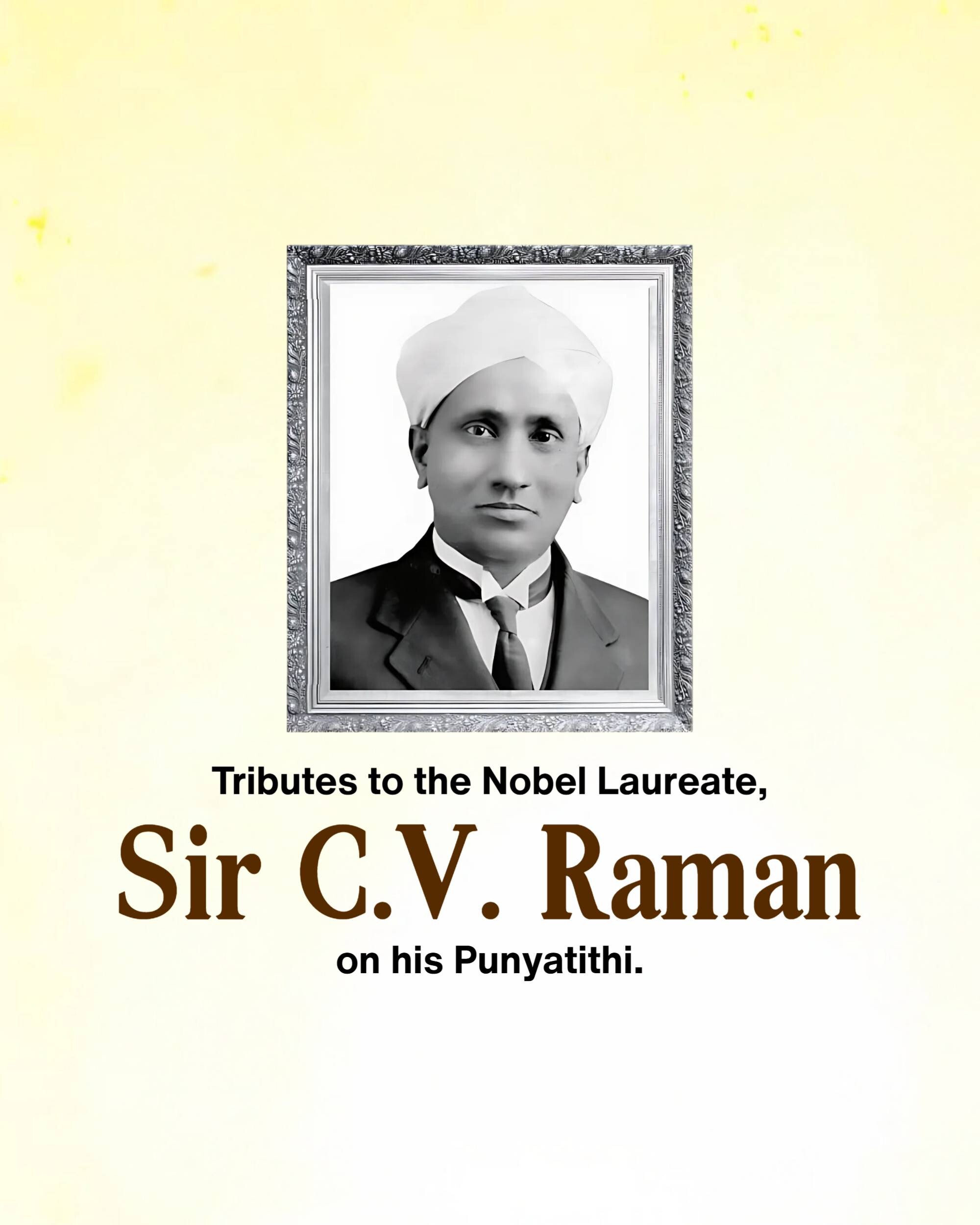 C. V. Raman Punyatithi