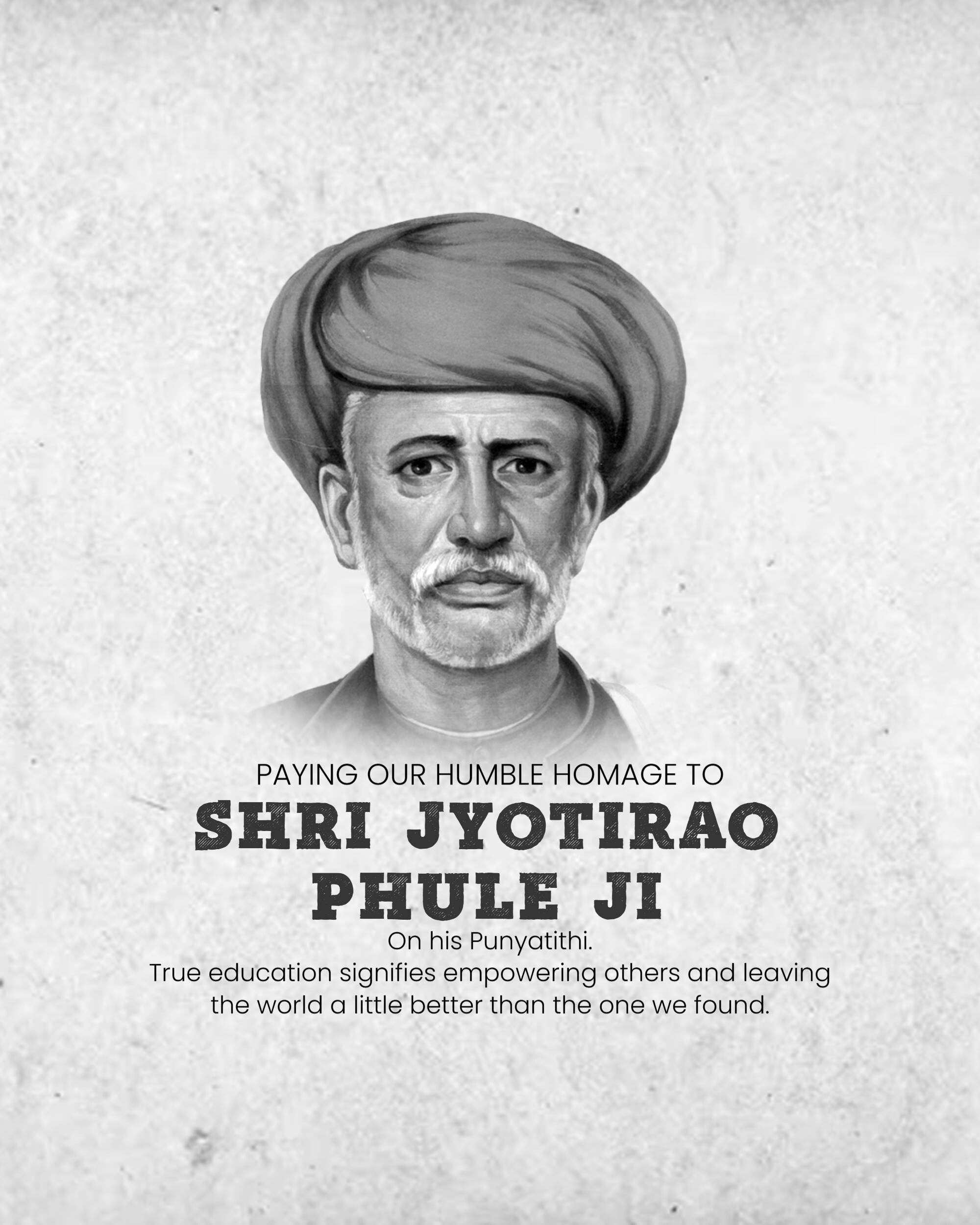 Jyotirao Phule Punyatithi