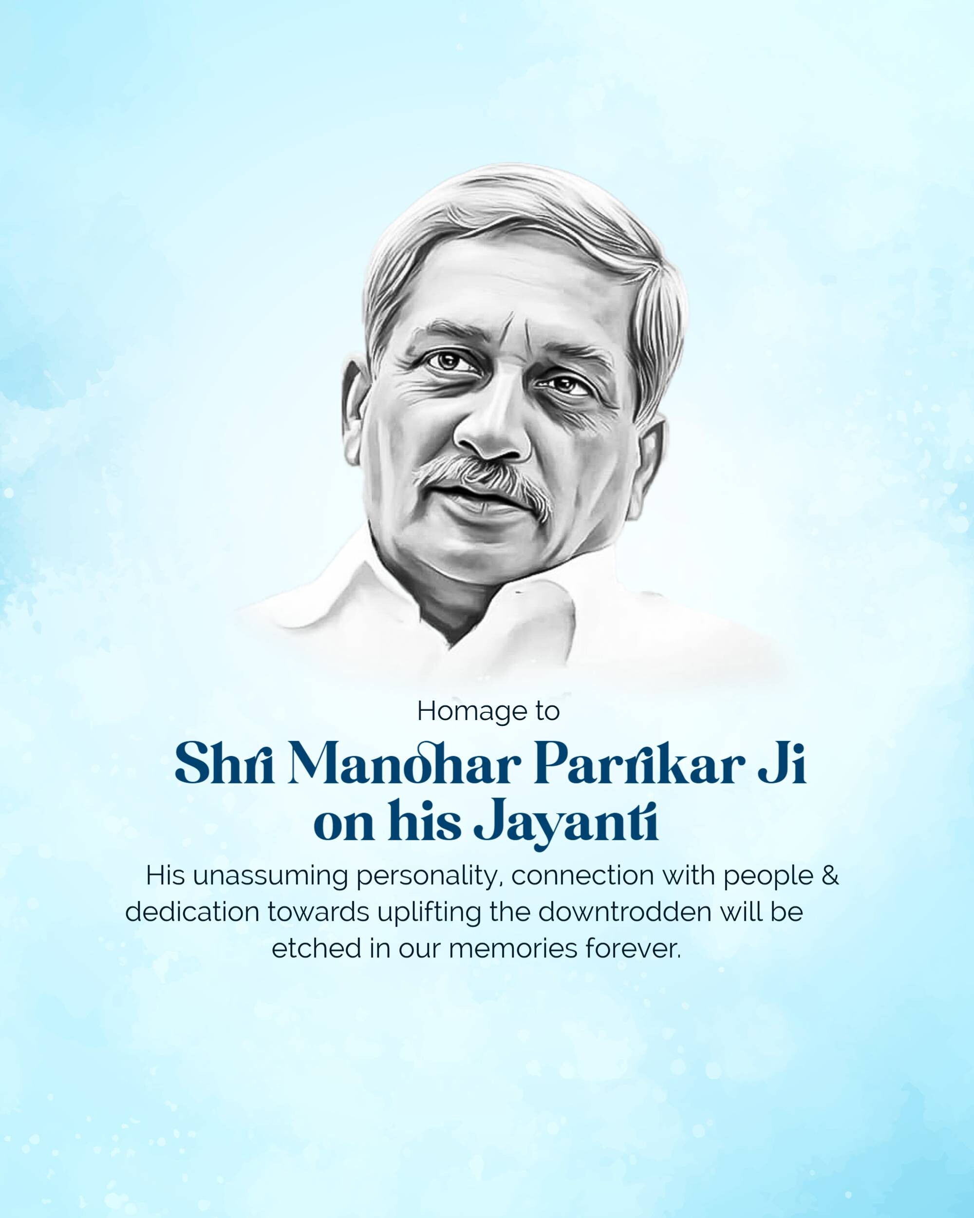 Manohar Parrikar Jayanti