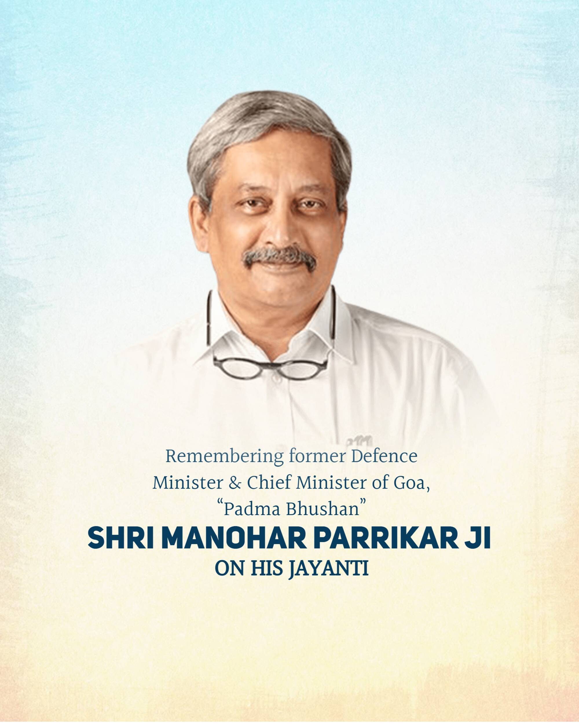 Manohar Parrikar Jayanti