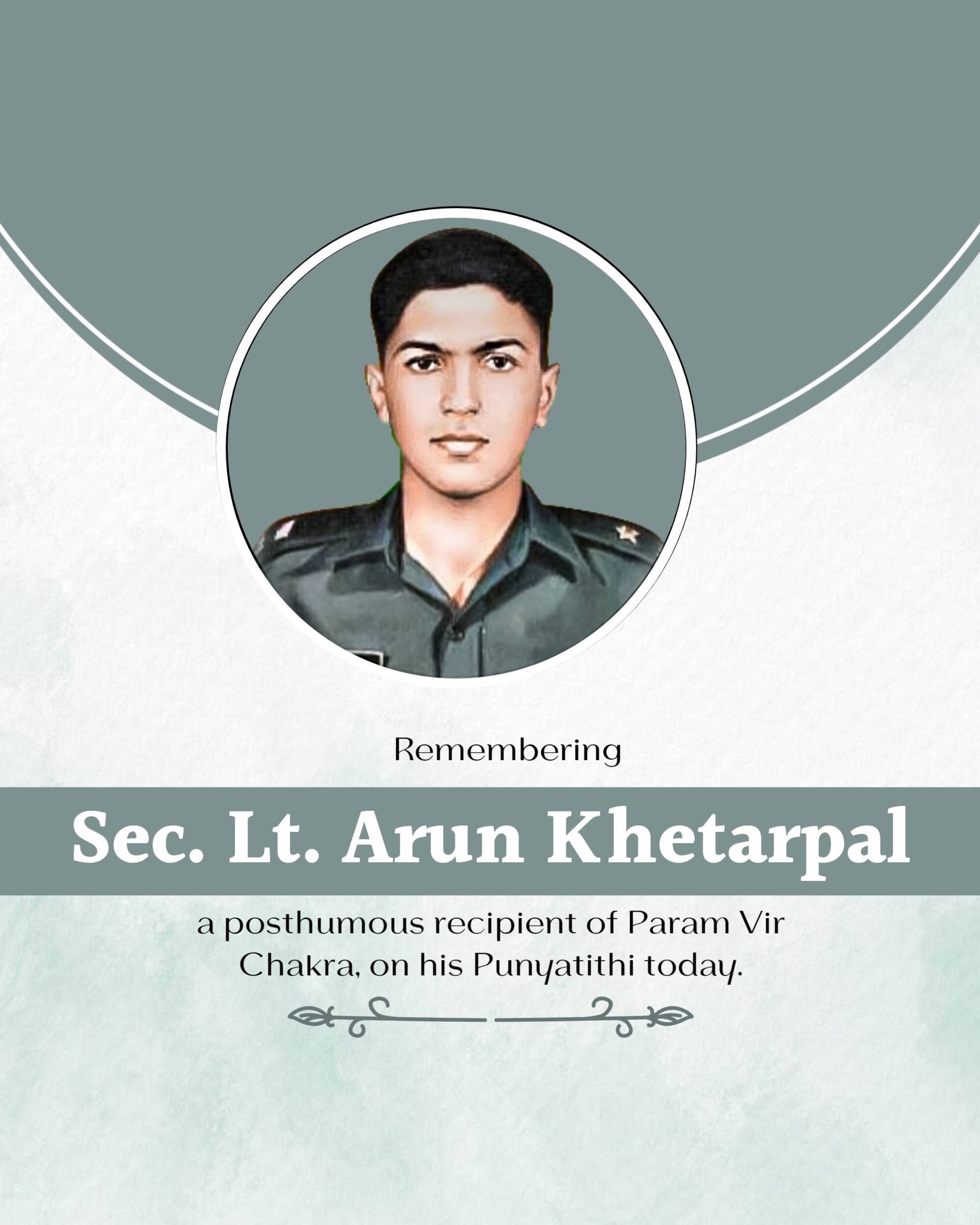 Arun Khetarpal Punyatithi