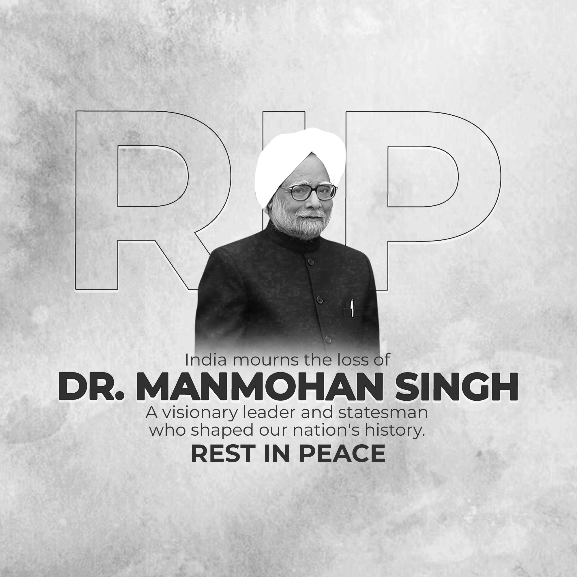 RIP Manmohan Singh