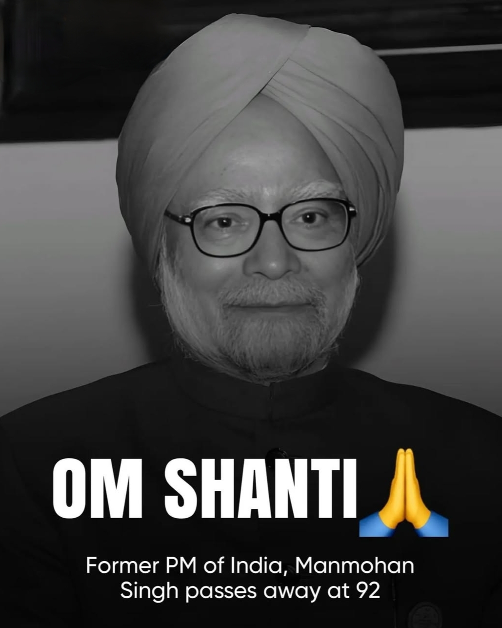 RIP Manmohan Singh