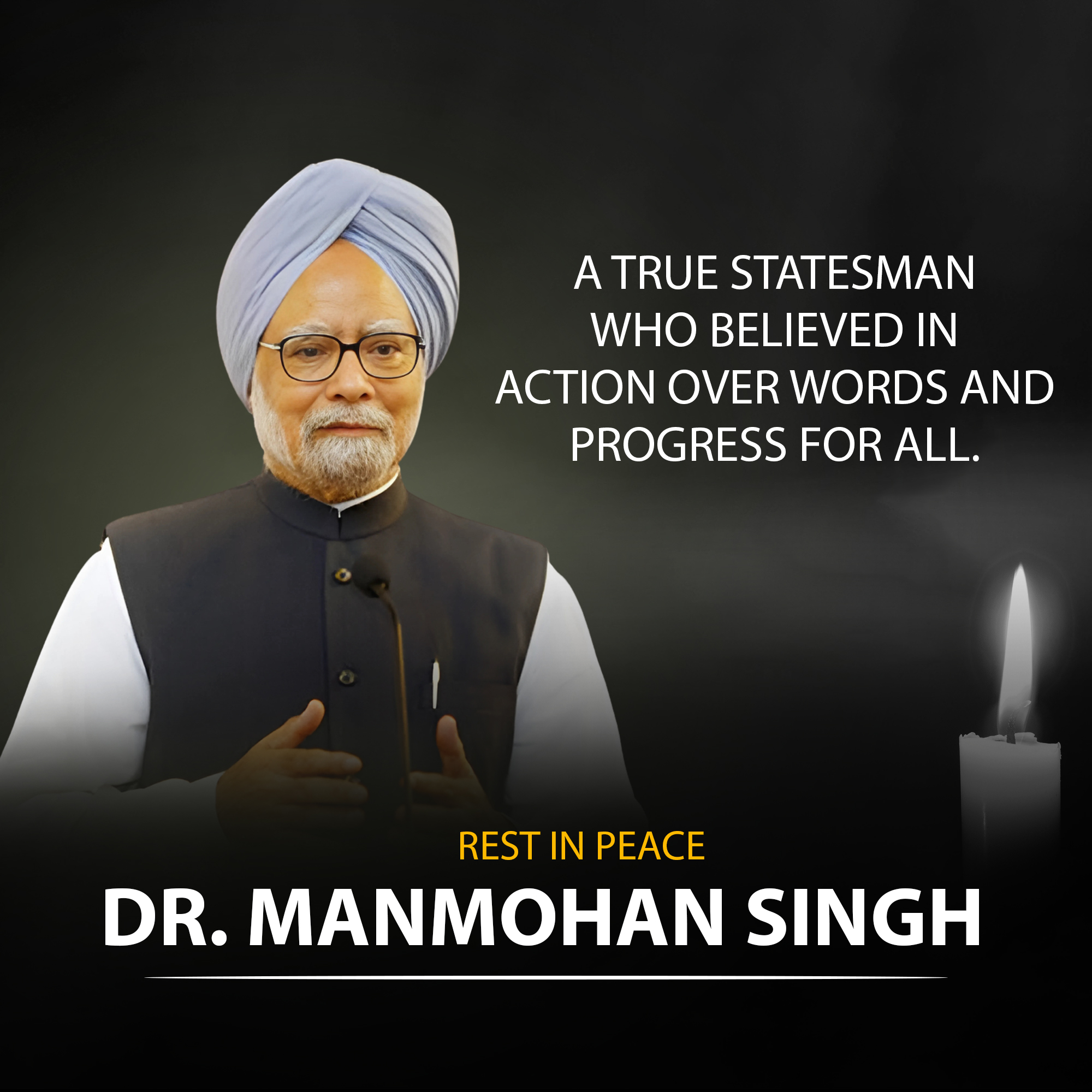 RIP Manmohan Singh