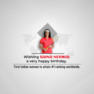 Saina Nehwal Birthday