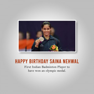 Saina Nehwal Birthday
