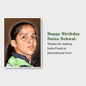 Saina Nehwal Birthday