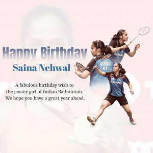 Saina Nehwal Birthday