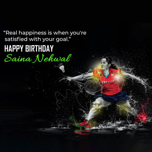 Saina Nehwal Birthday