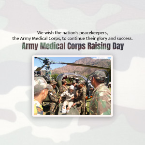 Raising day of the Army Medical Corps