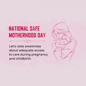 National Safe Motherhood Day