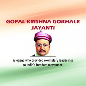 Gopal Krishna Gokhale Jayanti