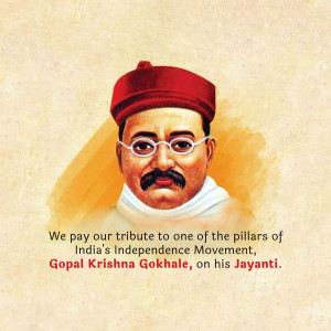 Gopal Krishna Gokhale Jayanti