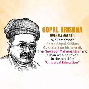 Gopal Krishna Gokhale Jayanti